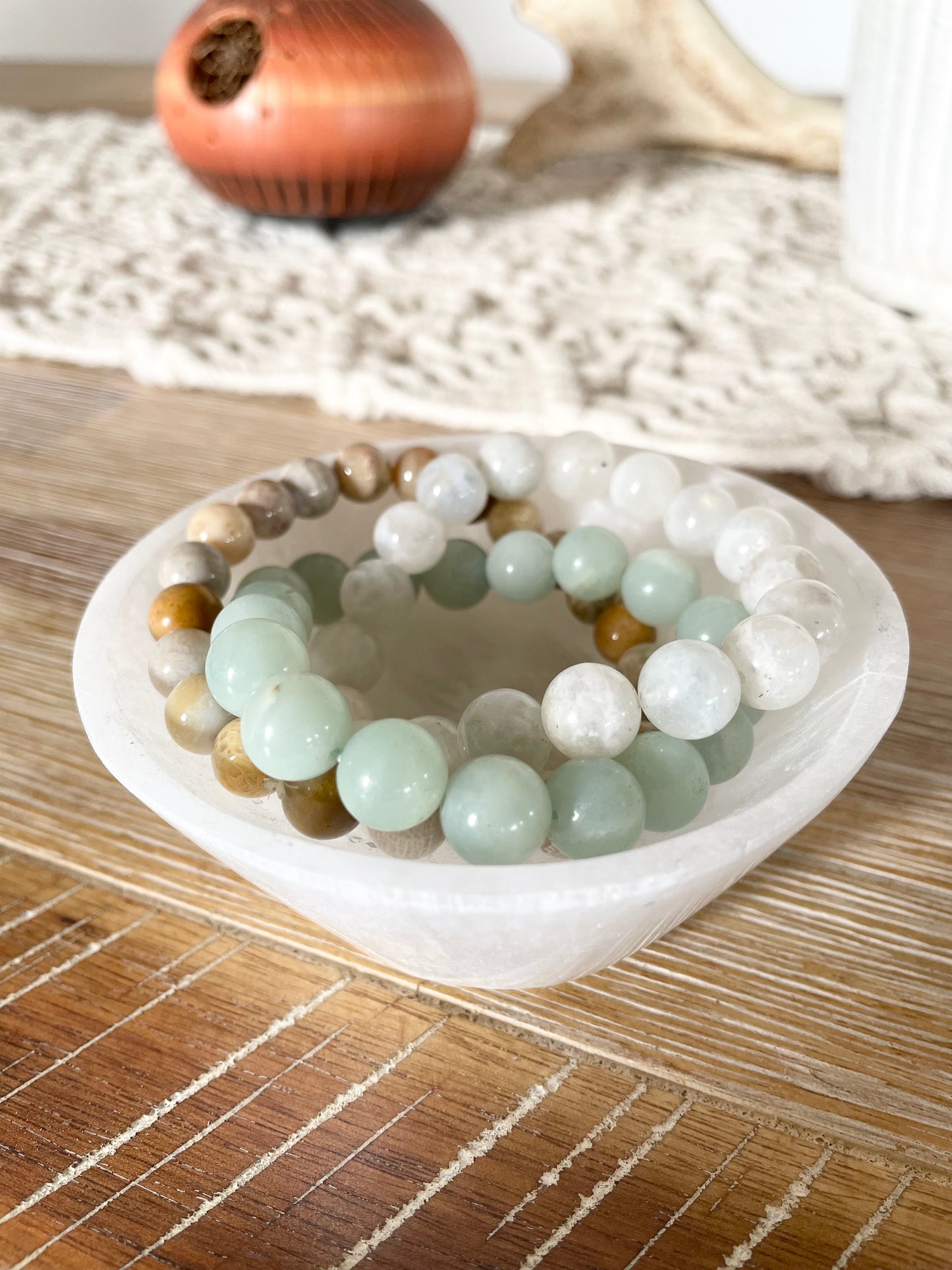 Selenite Crescent Bowl