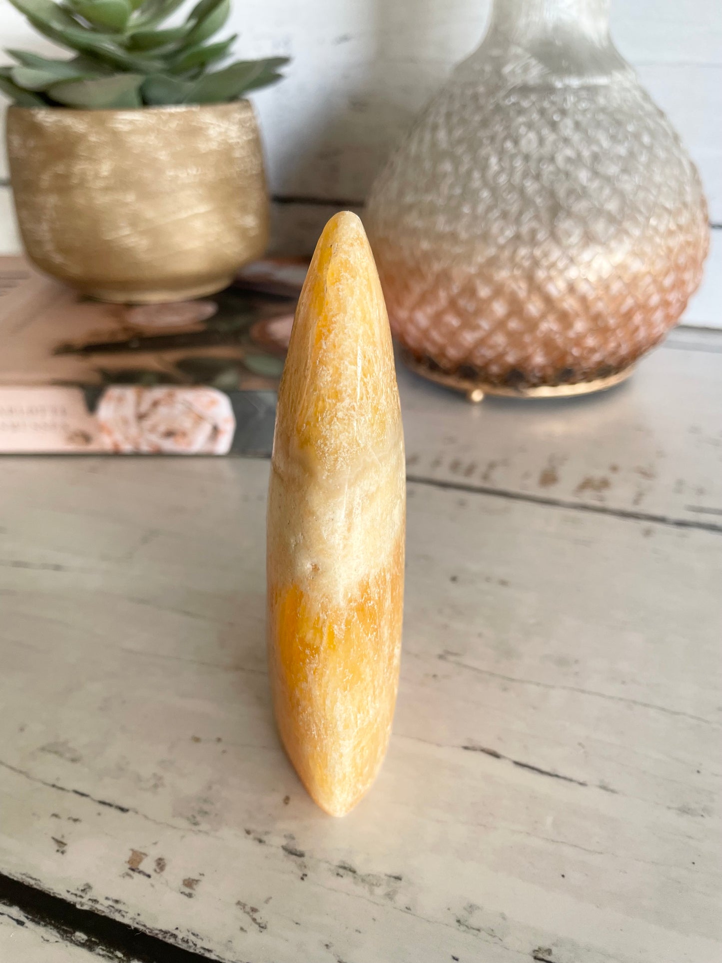 Orange Calcite Dome