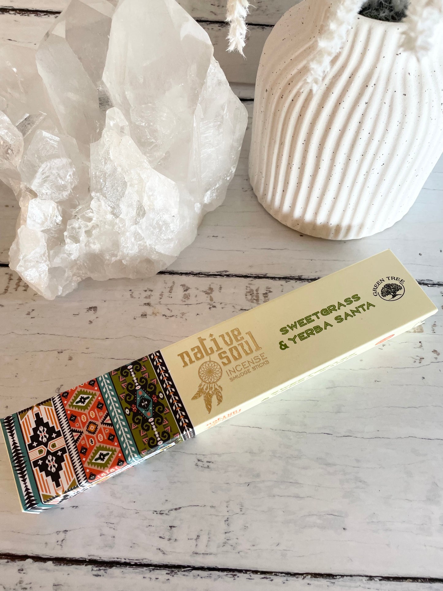 Native Soul Incense ~ SweetGrass & Yerba Santa