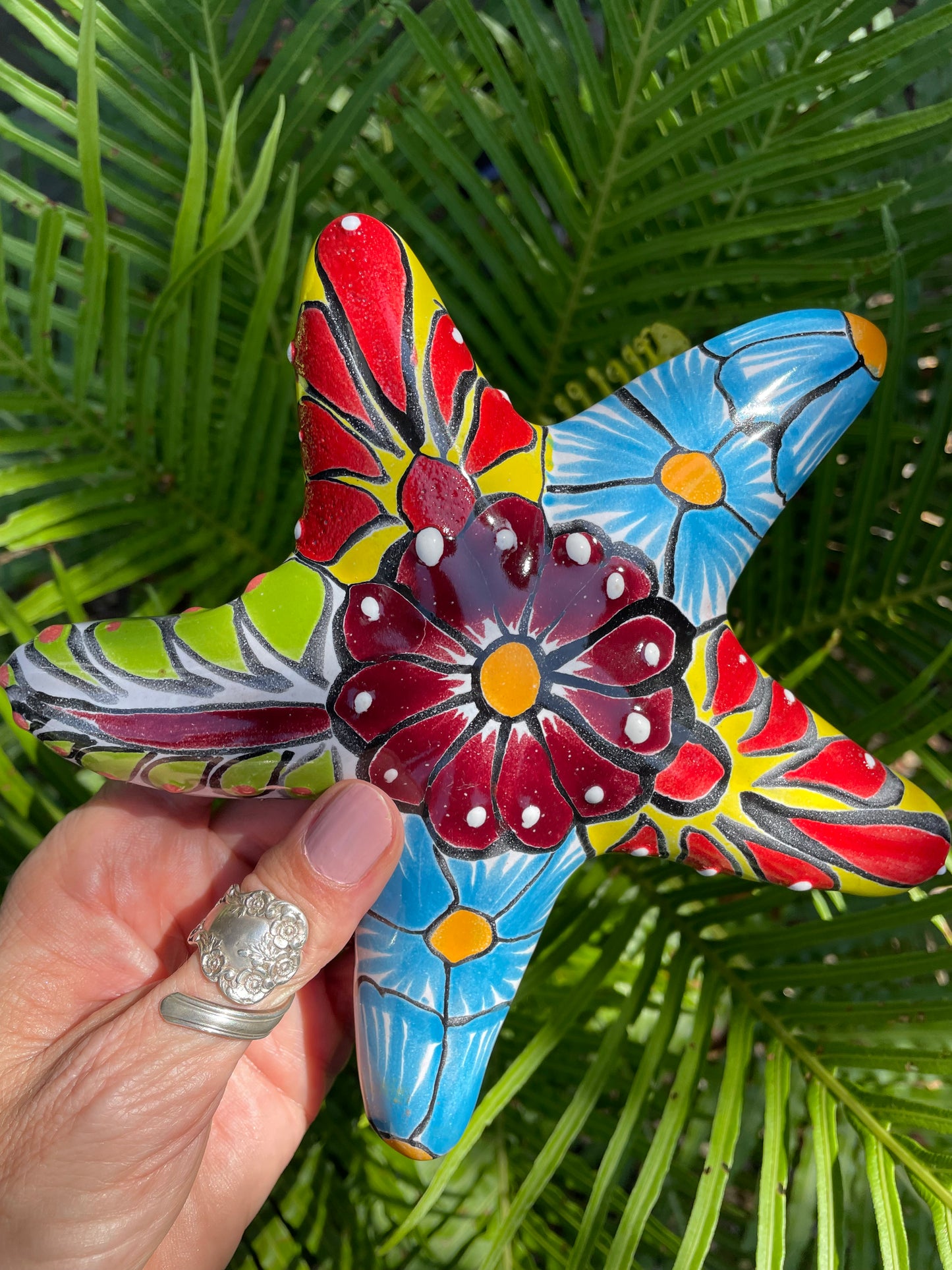 Mexican Talavera Starfish