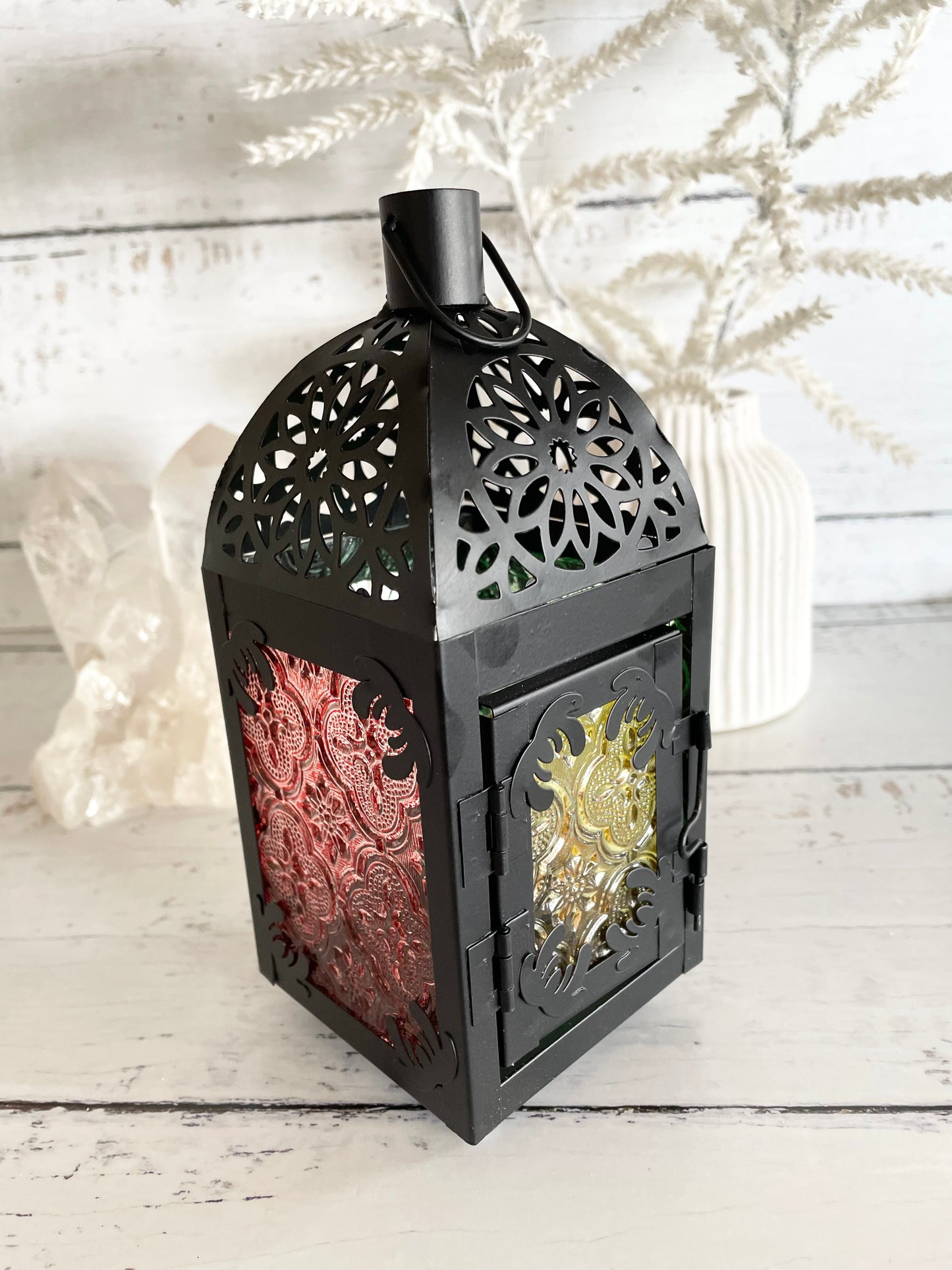 Moroccan Coloured Lantern