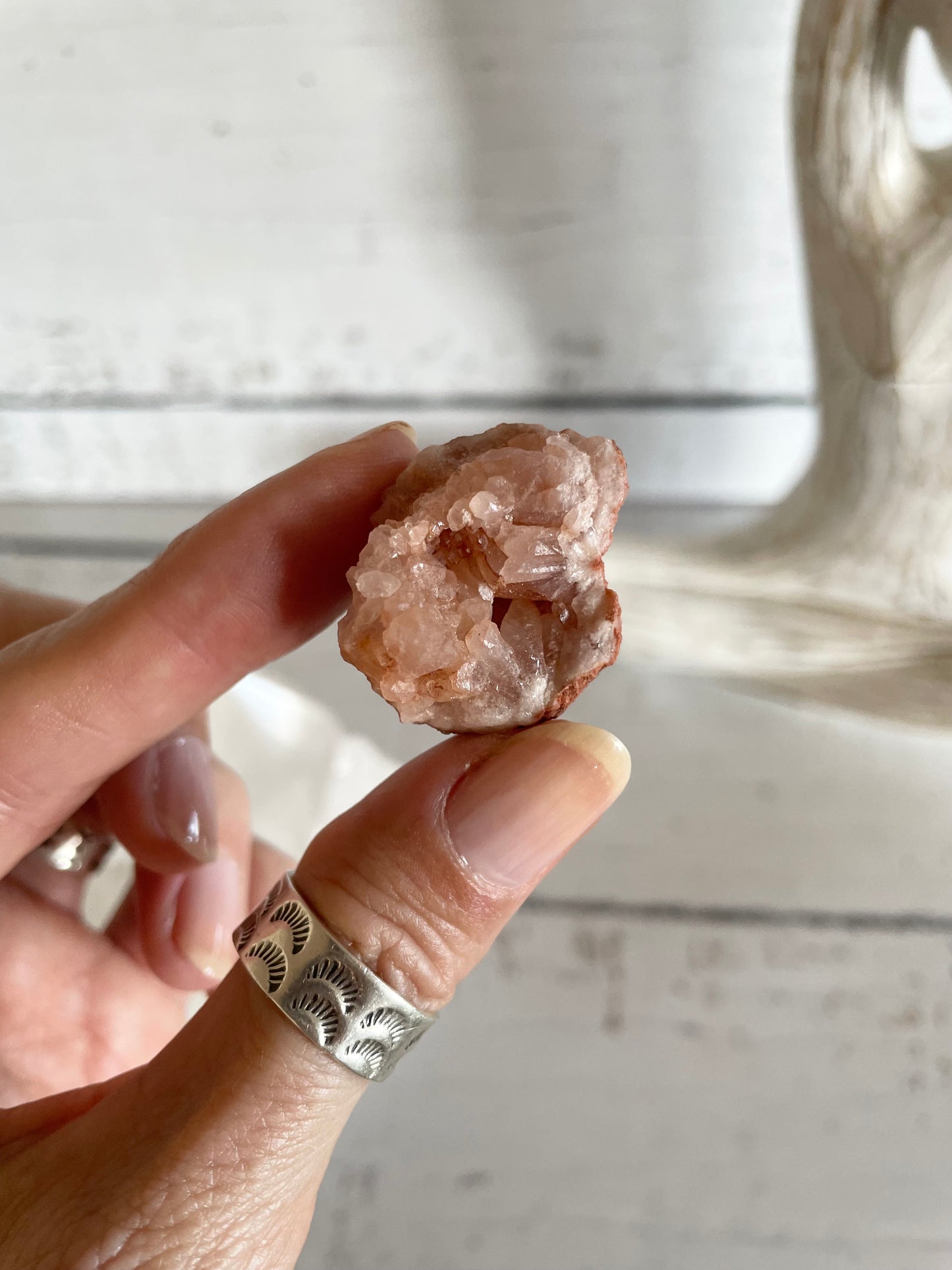 Pink Amethyst Cluster