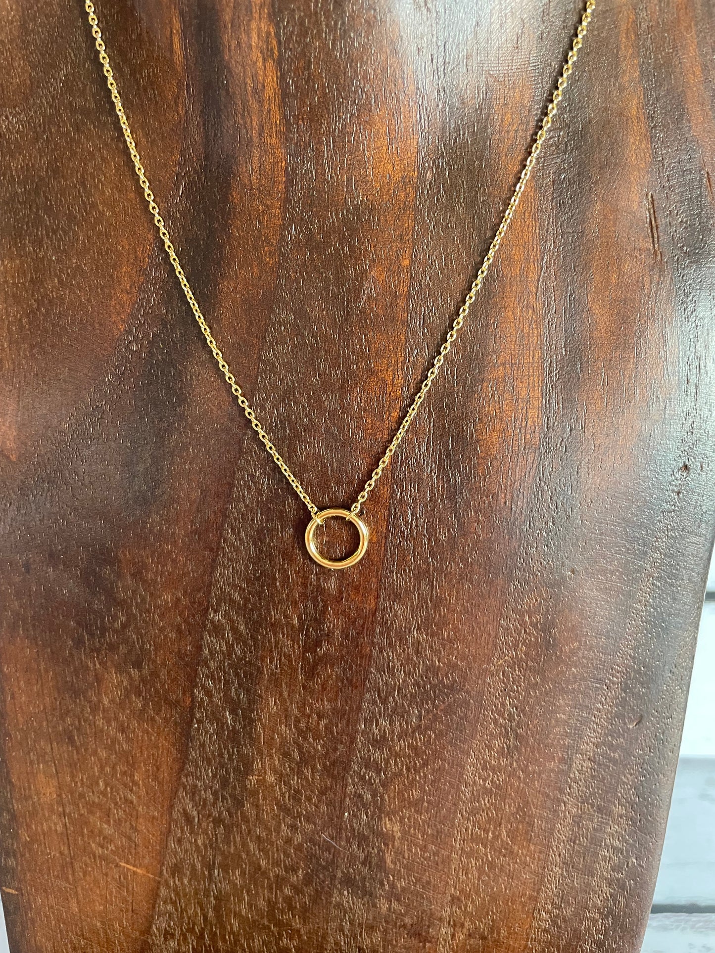 Full Moon Ritual Gold Necklace