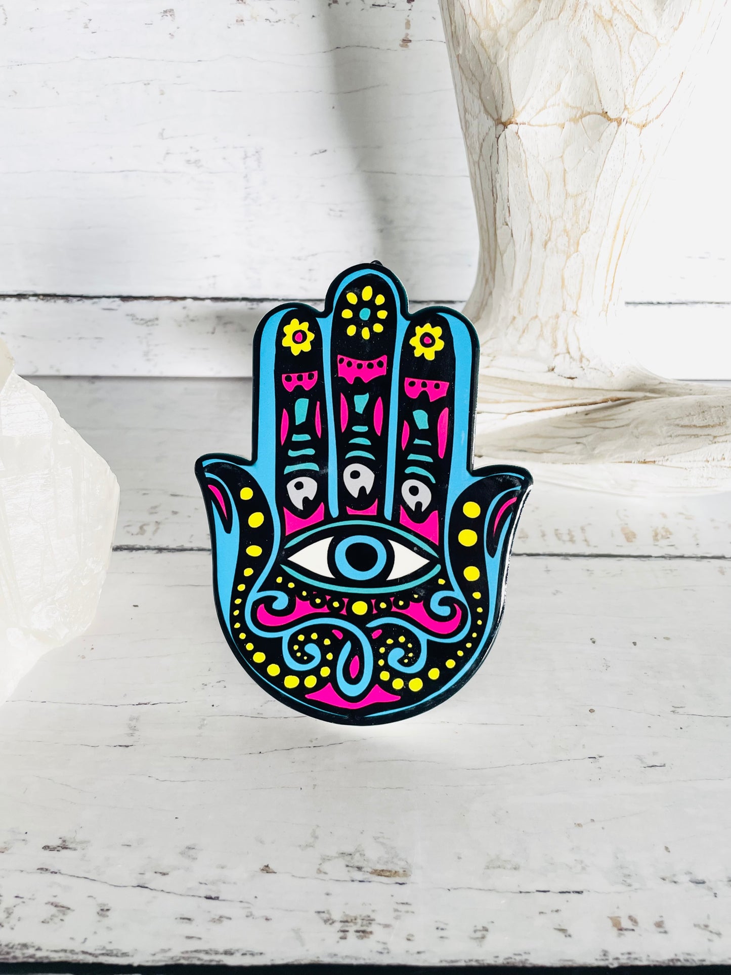 Hamsa & Evil Eye Plaque