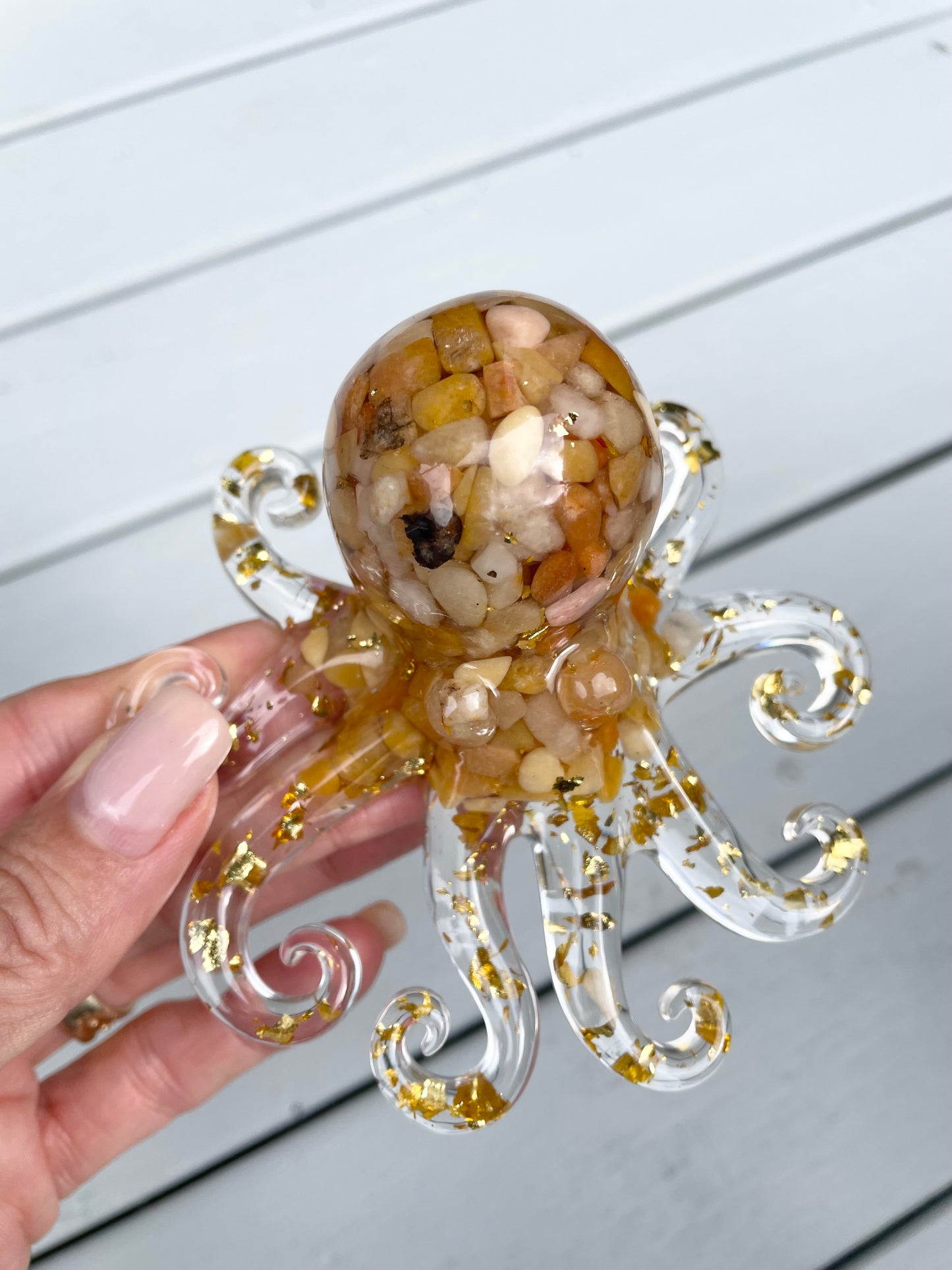 Yellow Aventurine Octopus
