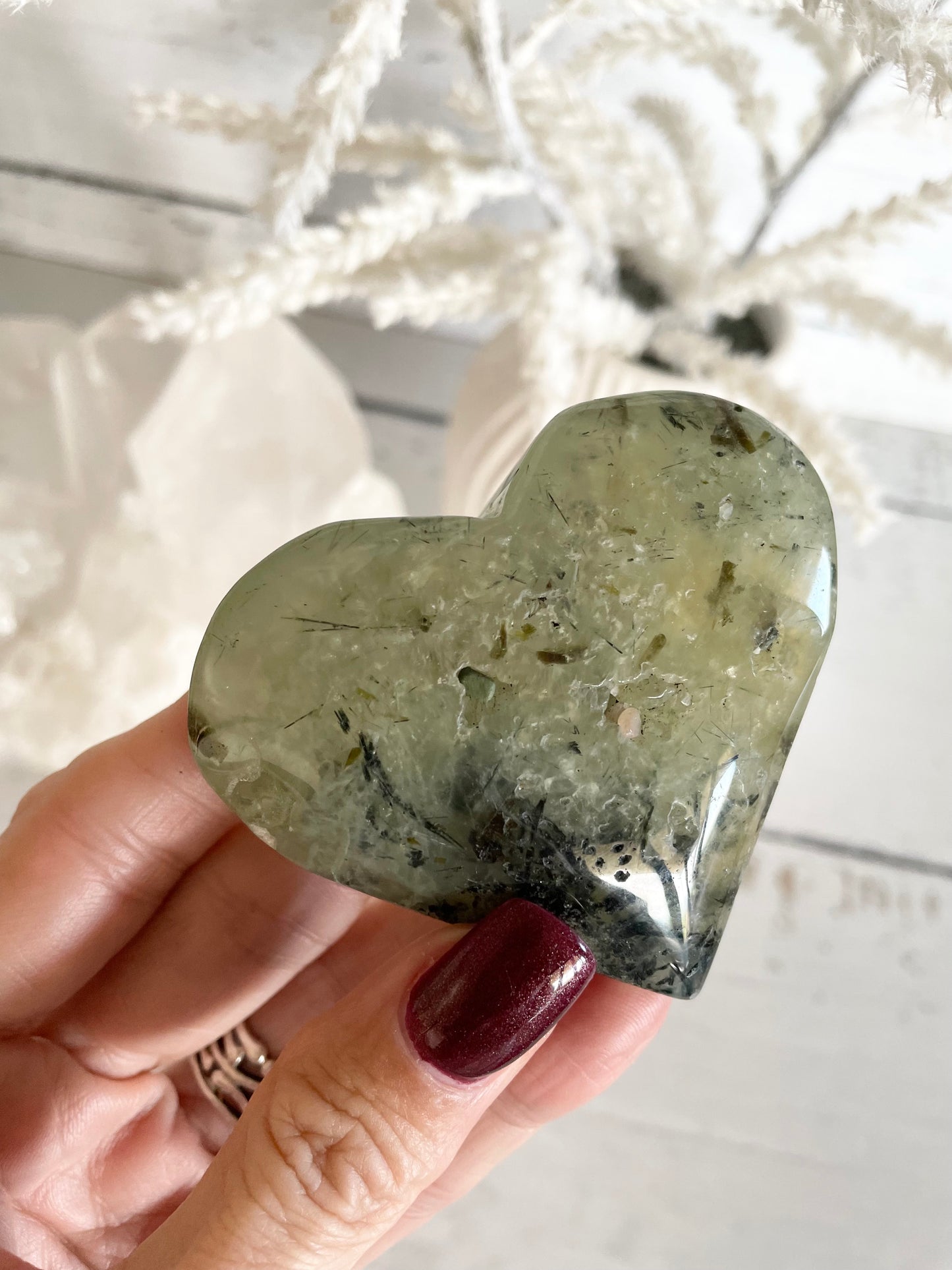 Prehnite Heart