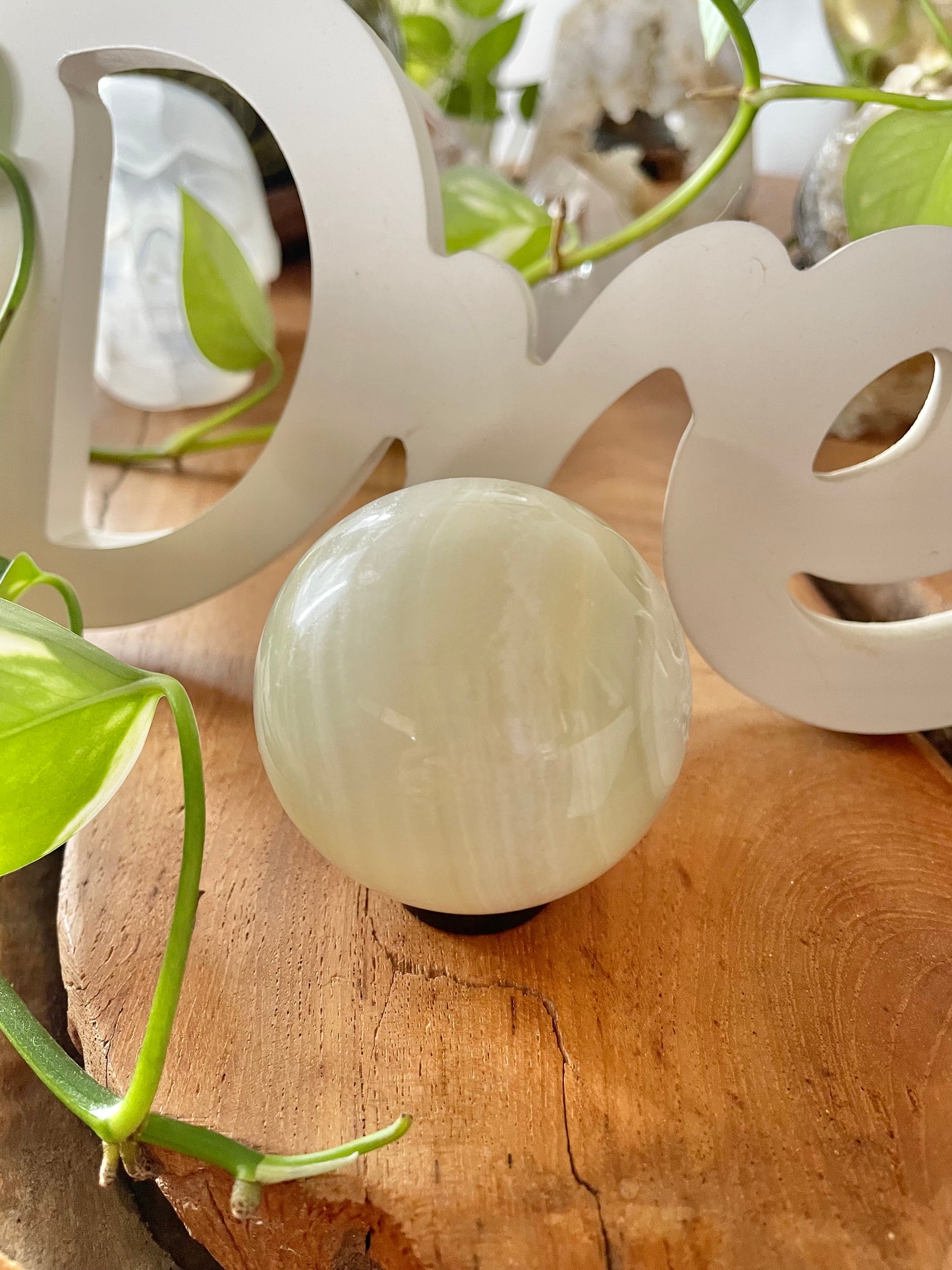 Afghanistan Jade Sphere Includes Holder