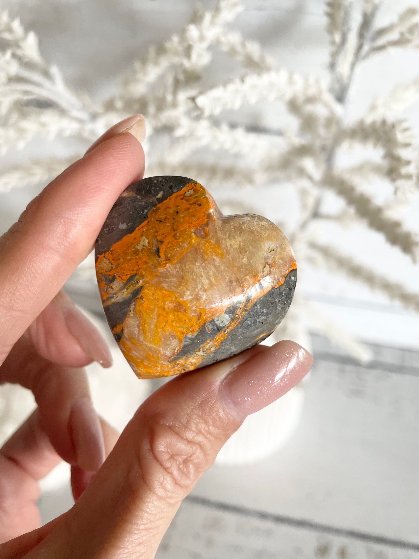 Bumble Bee Jasper Heart