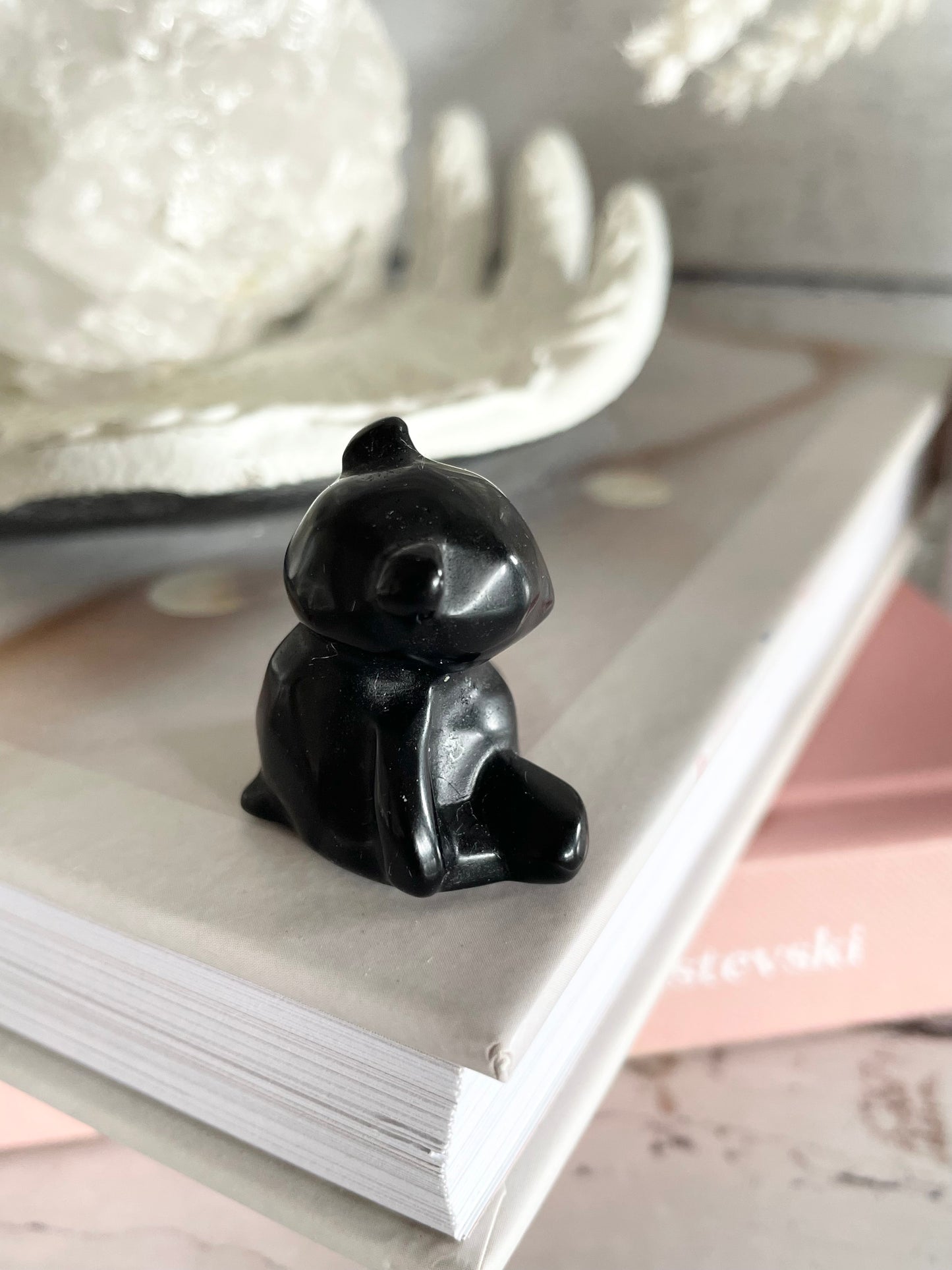 Teddy Bear ~ Black Obsidian