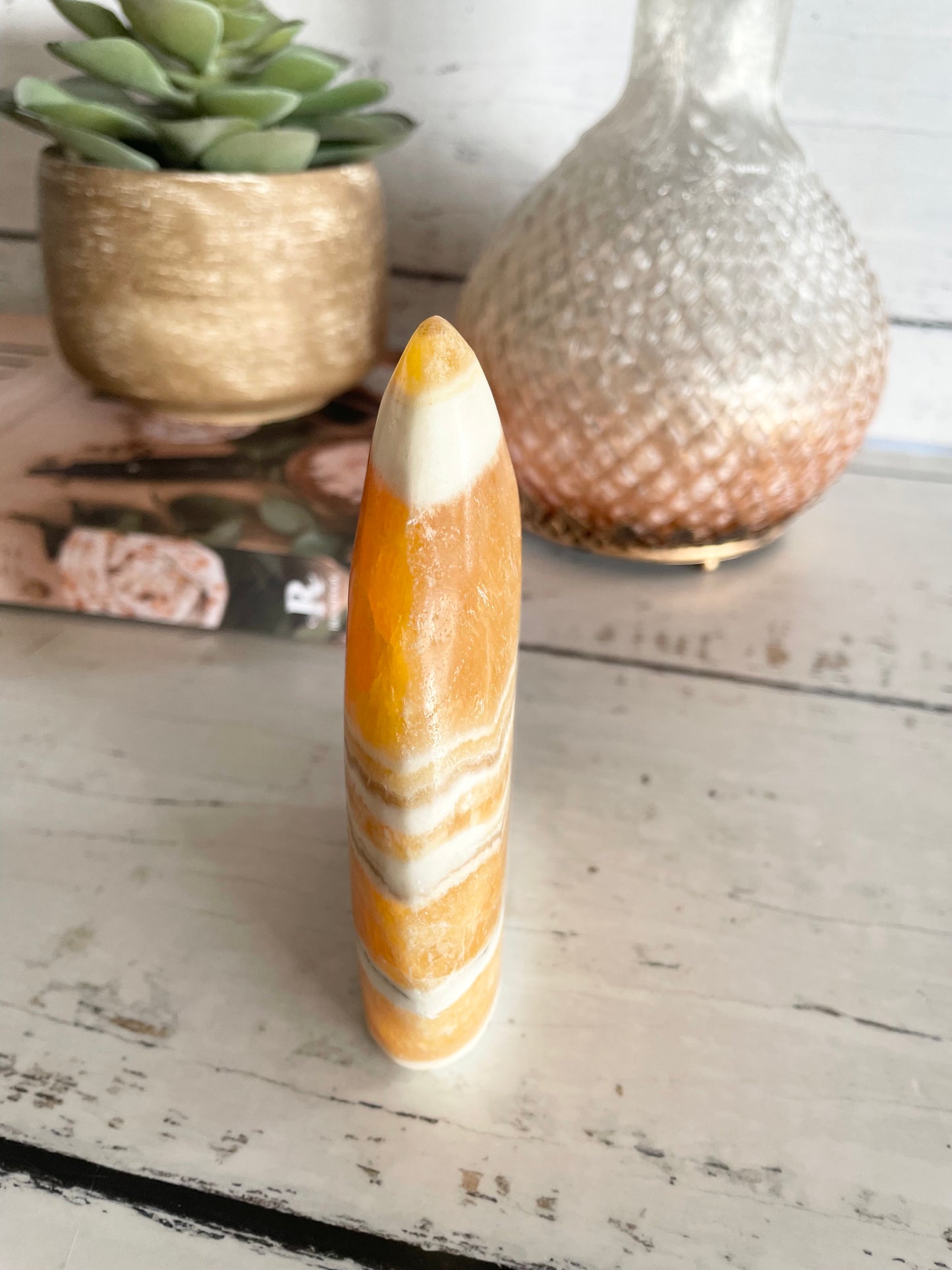 Orange Calcite Dome