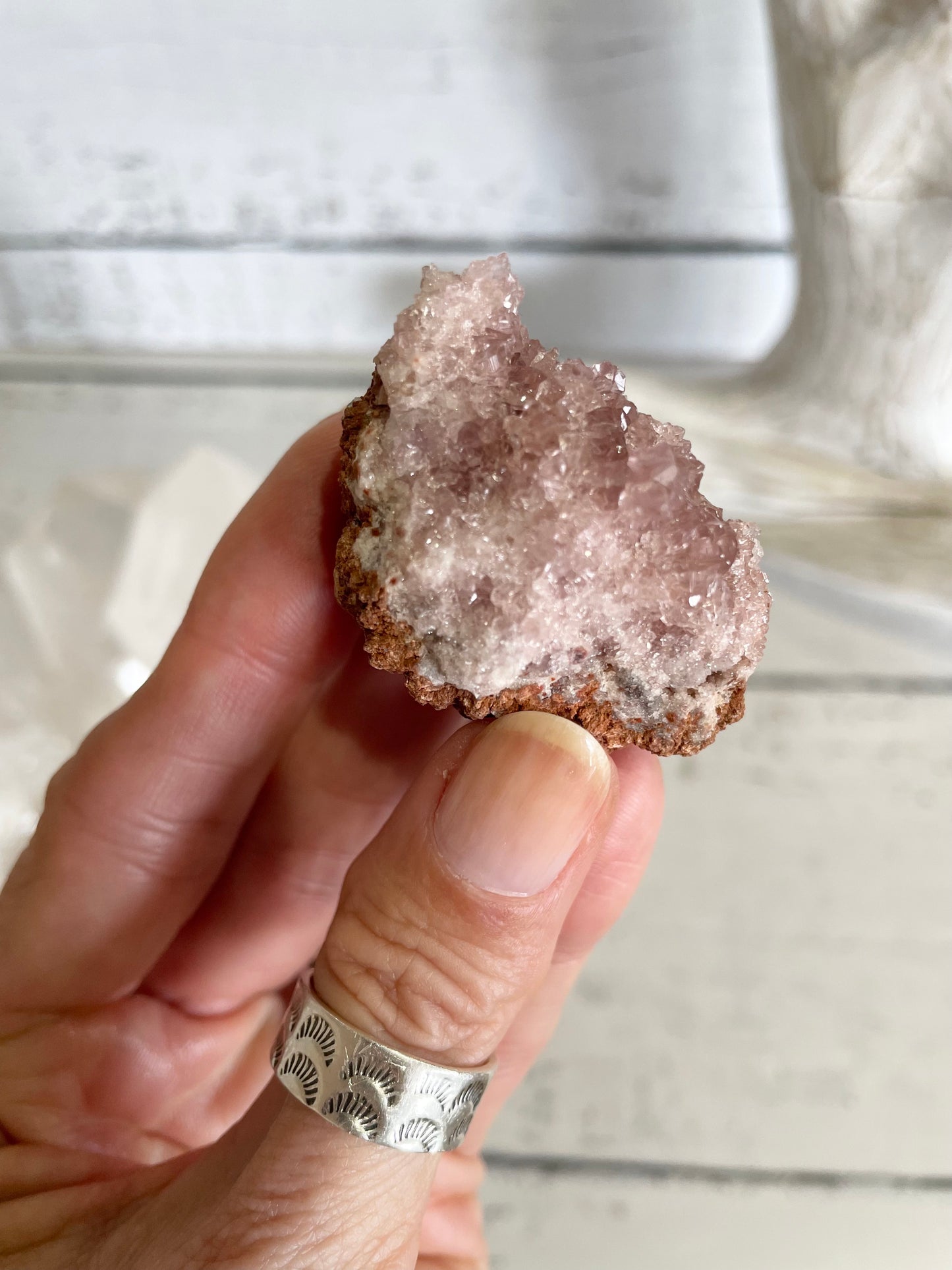 Pink Amethyst Cluster