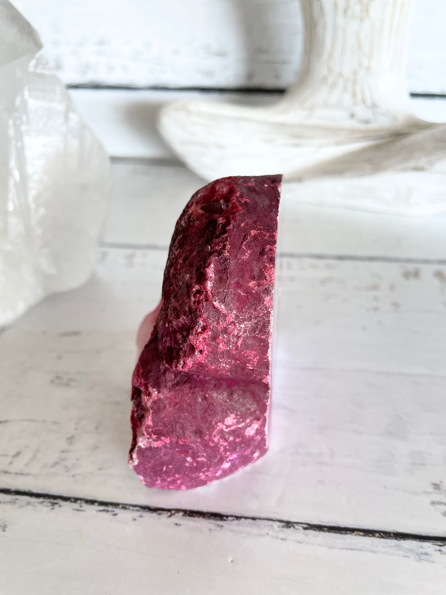 Agate Druzy Geode ~ Pink