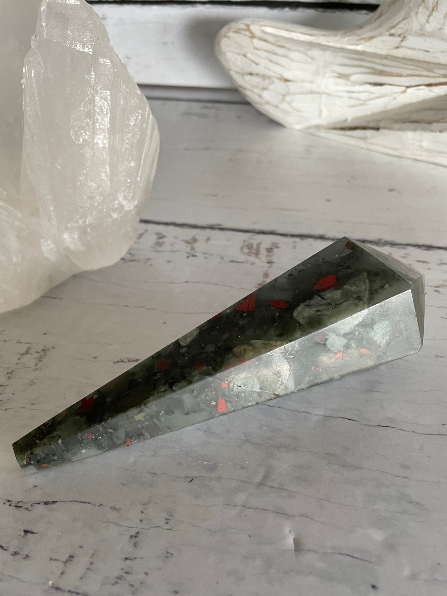 African Bloodstone Torch/Point