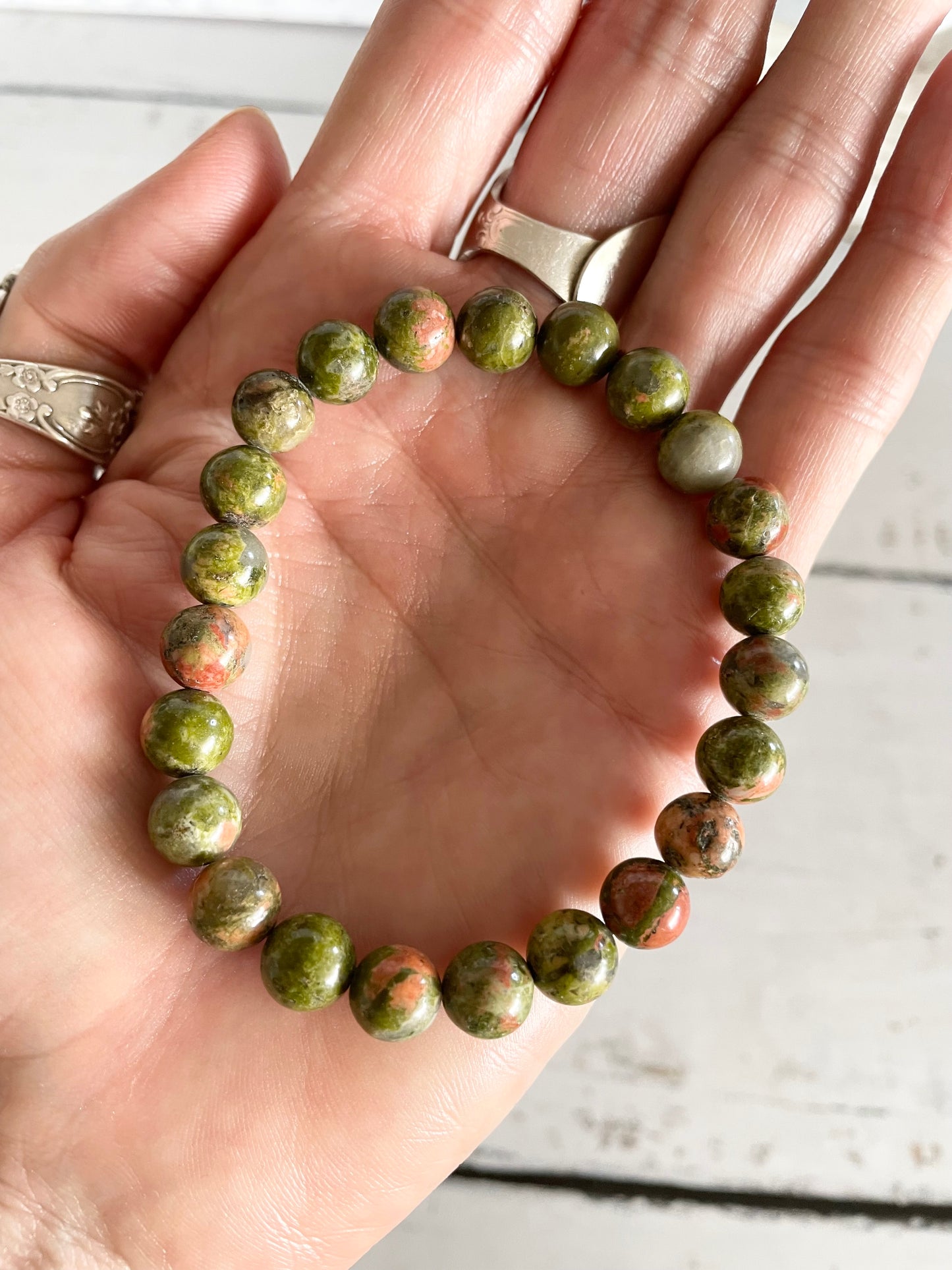 Unakite FERTILITY Healing Bracelet ©️
