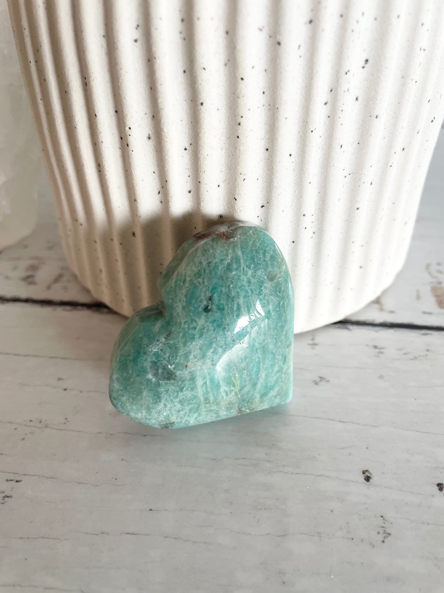 Amazonite Heart