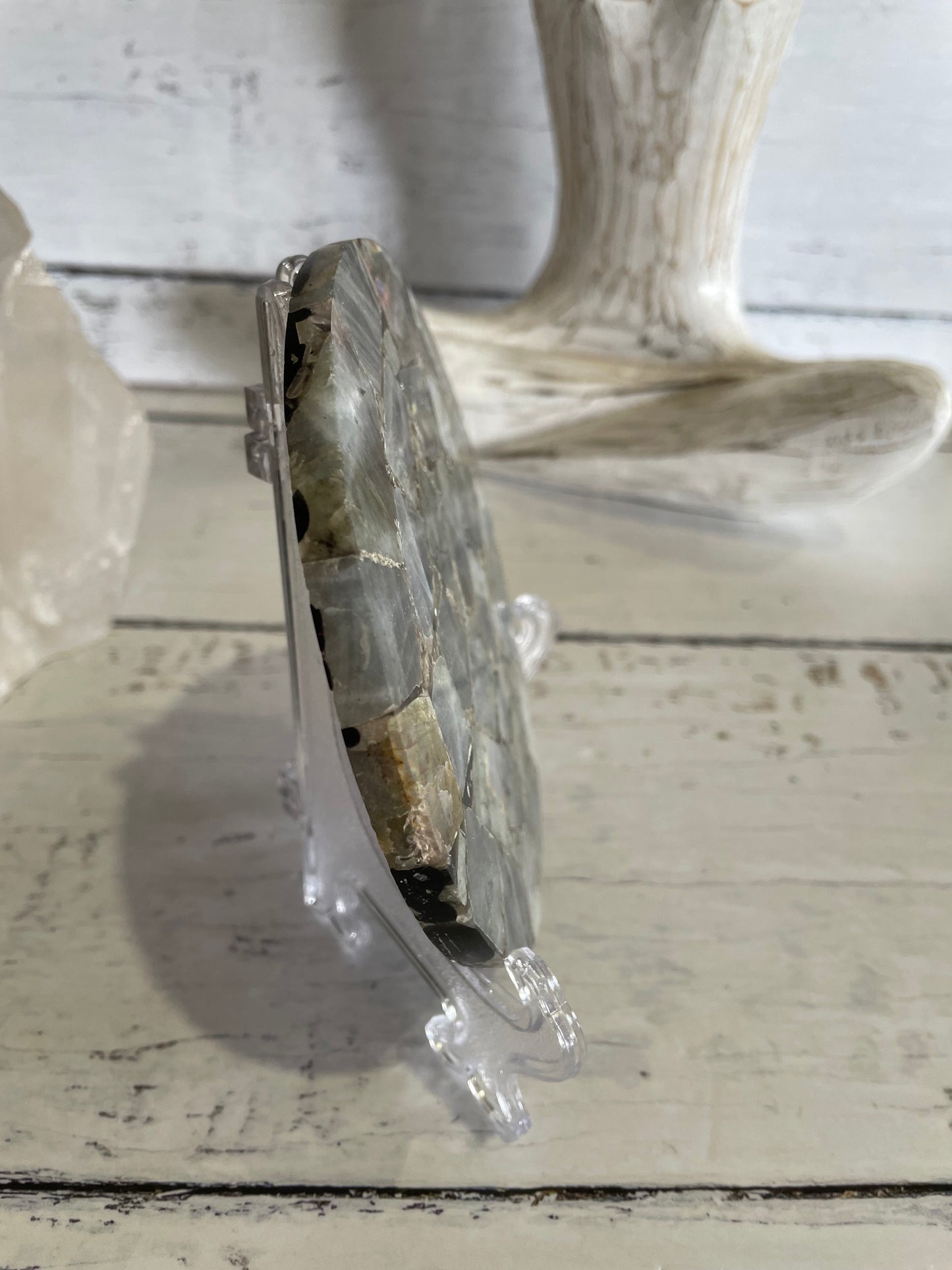 Labradorite Plate Includes Holder ~ 1