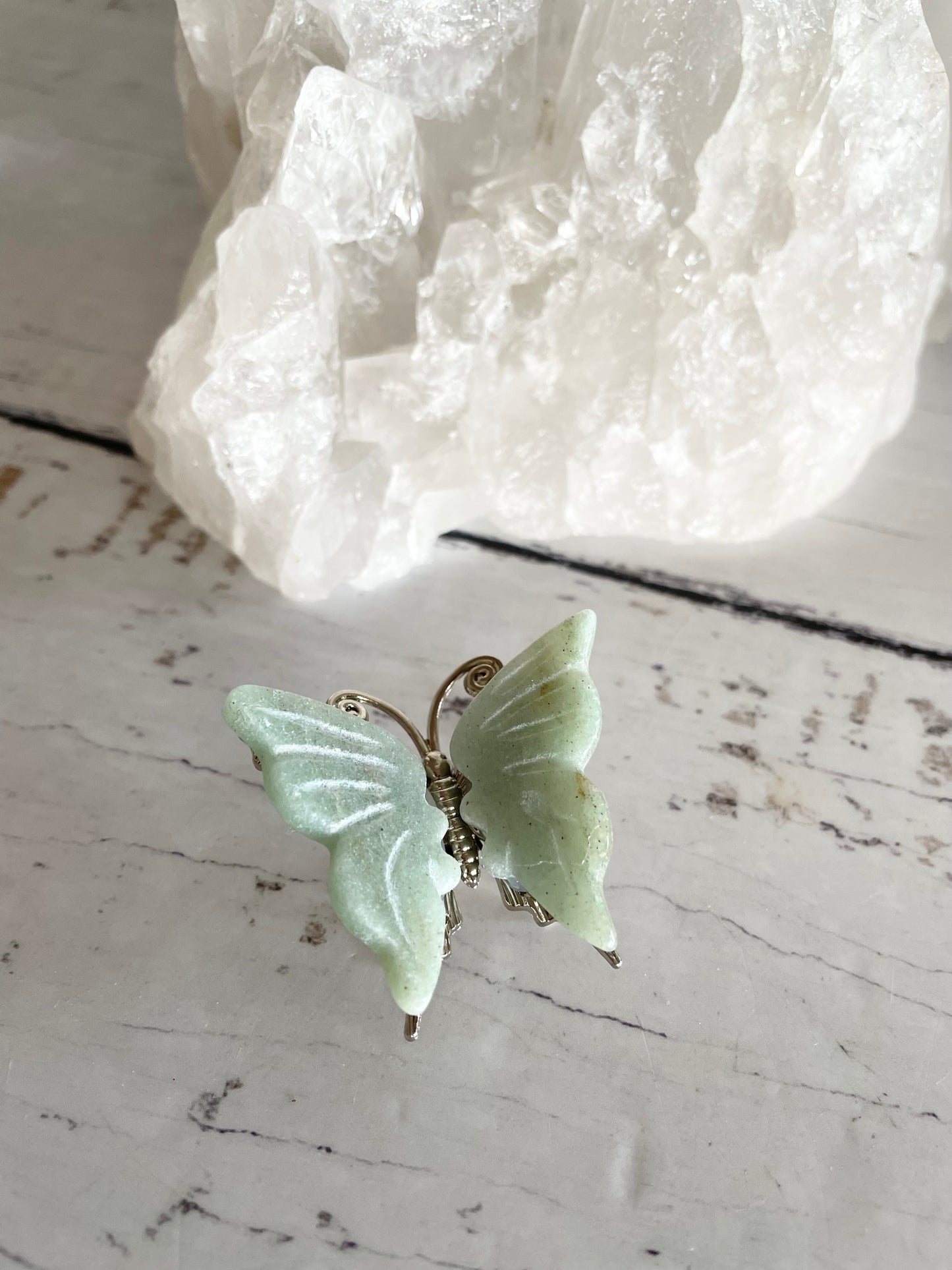 Green Aventurine Butterfly