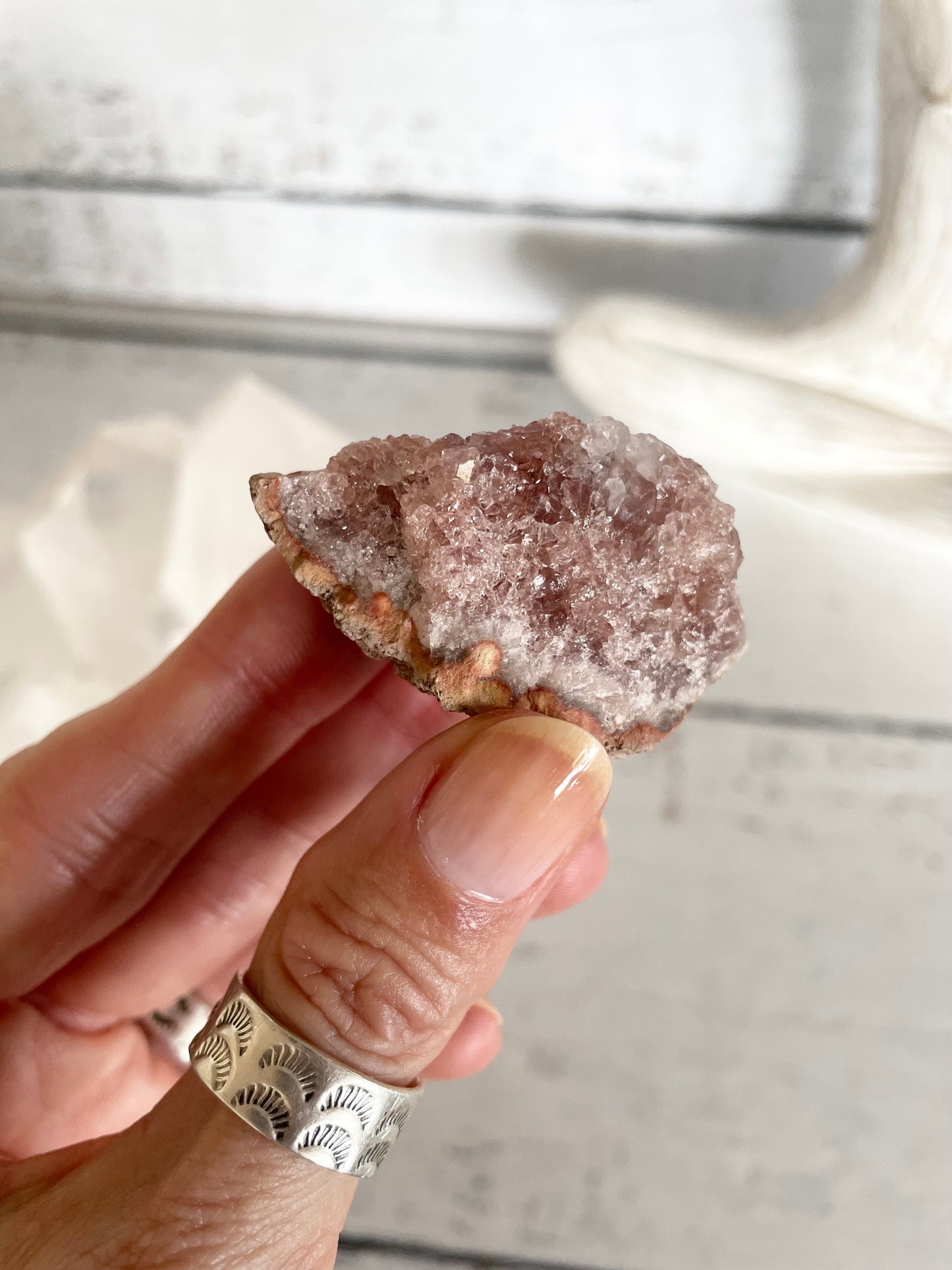 Pink Amethyst Cluster