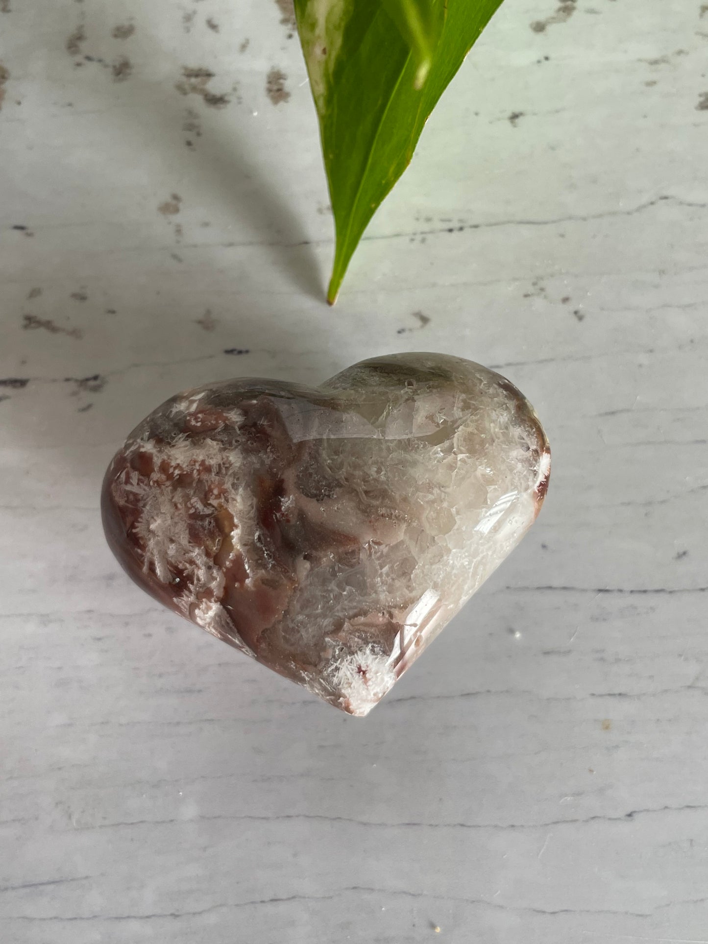 Mexican Agate Heart