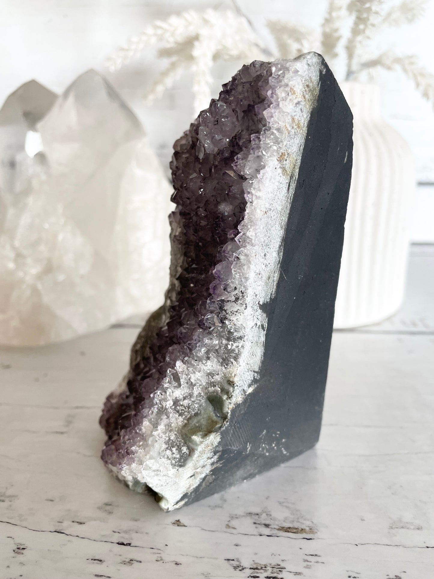 Amethyst Standing Cluster