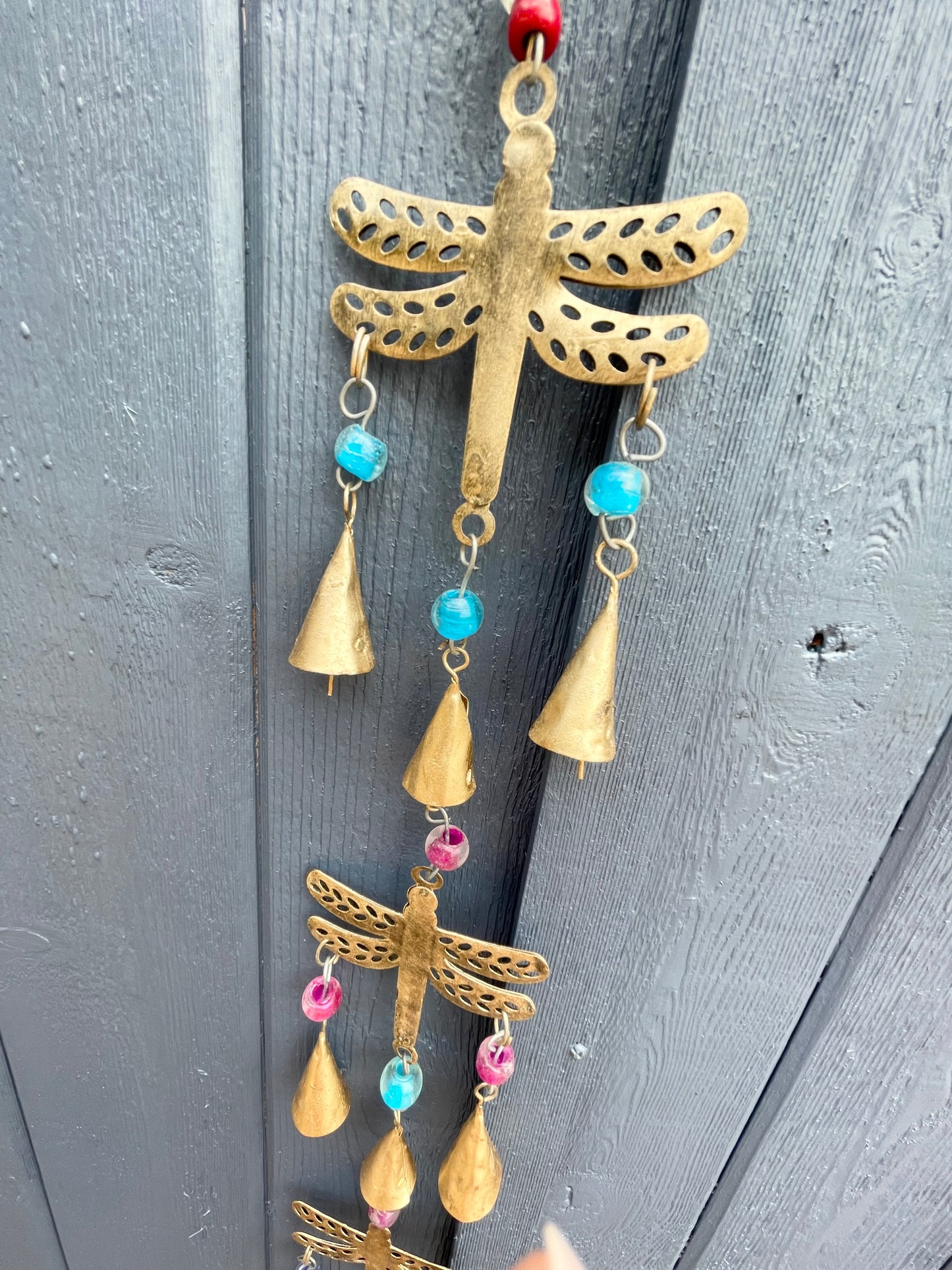 Brass Dragonflies With Bells