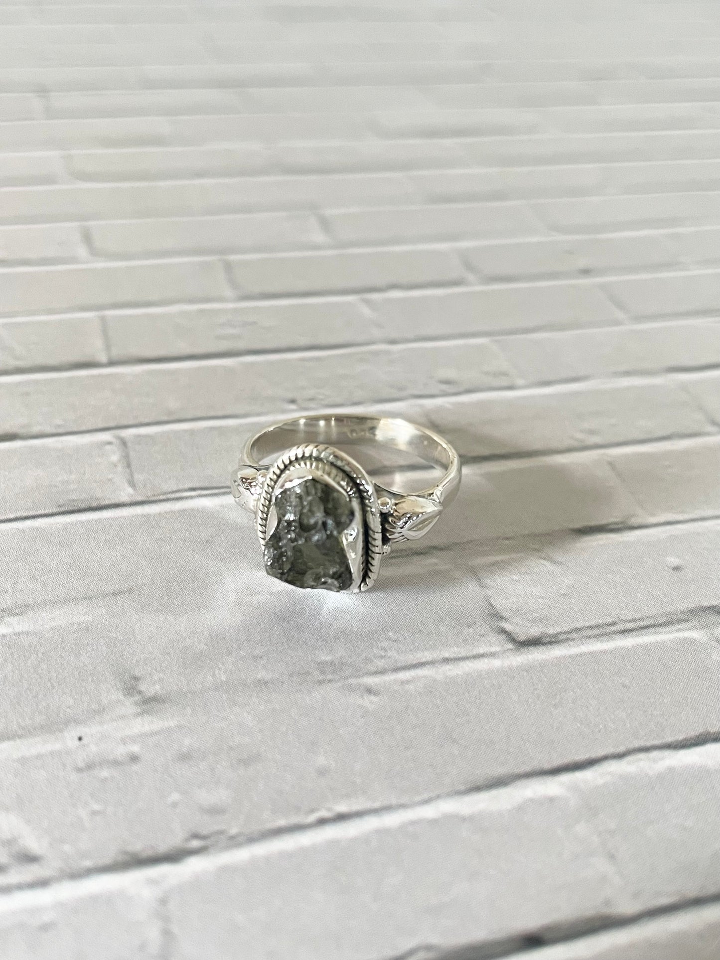 Moldavite Ring ~ size 6