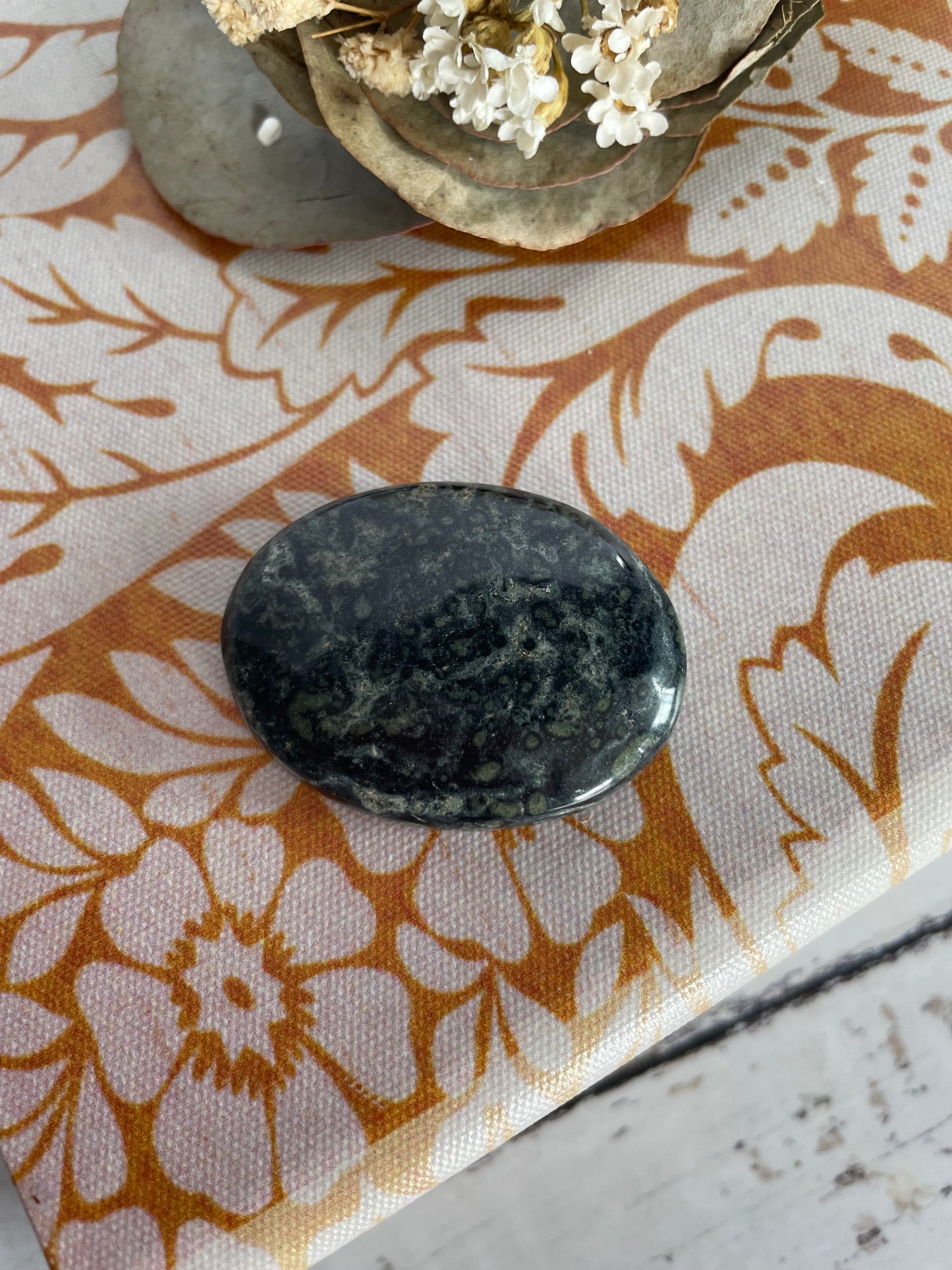 Kambaba Jasper Thumb/Worry Stone ~ intuitively chosen