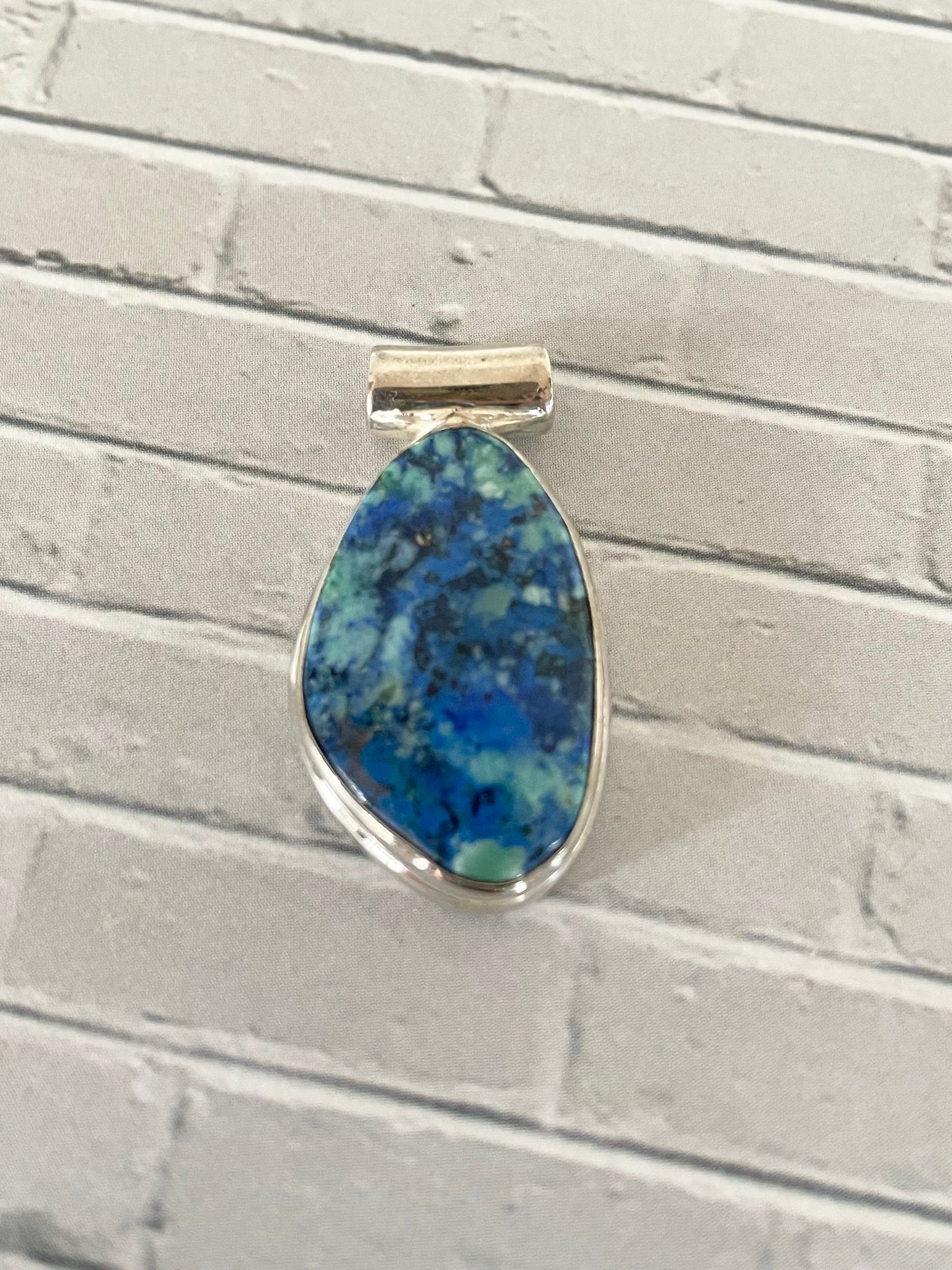 Azurite Chrysocolla Pendant