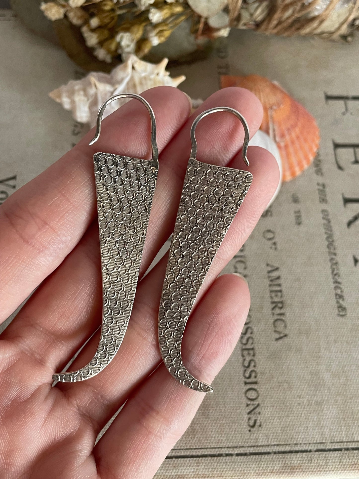 Hill Tribe Silver Dangles