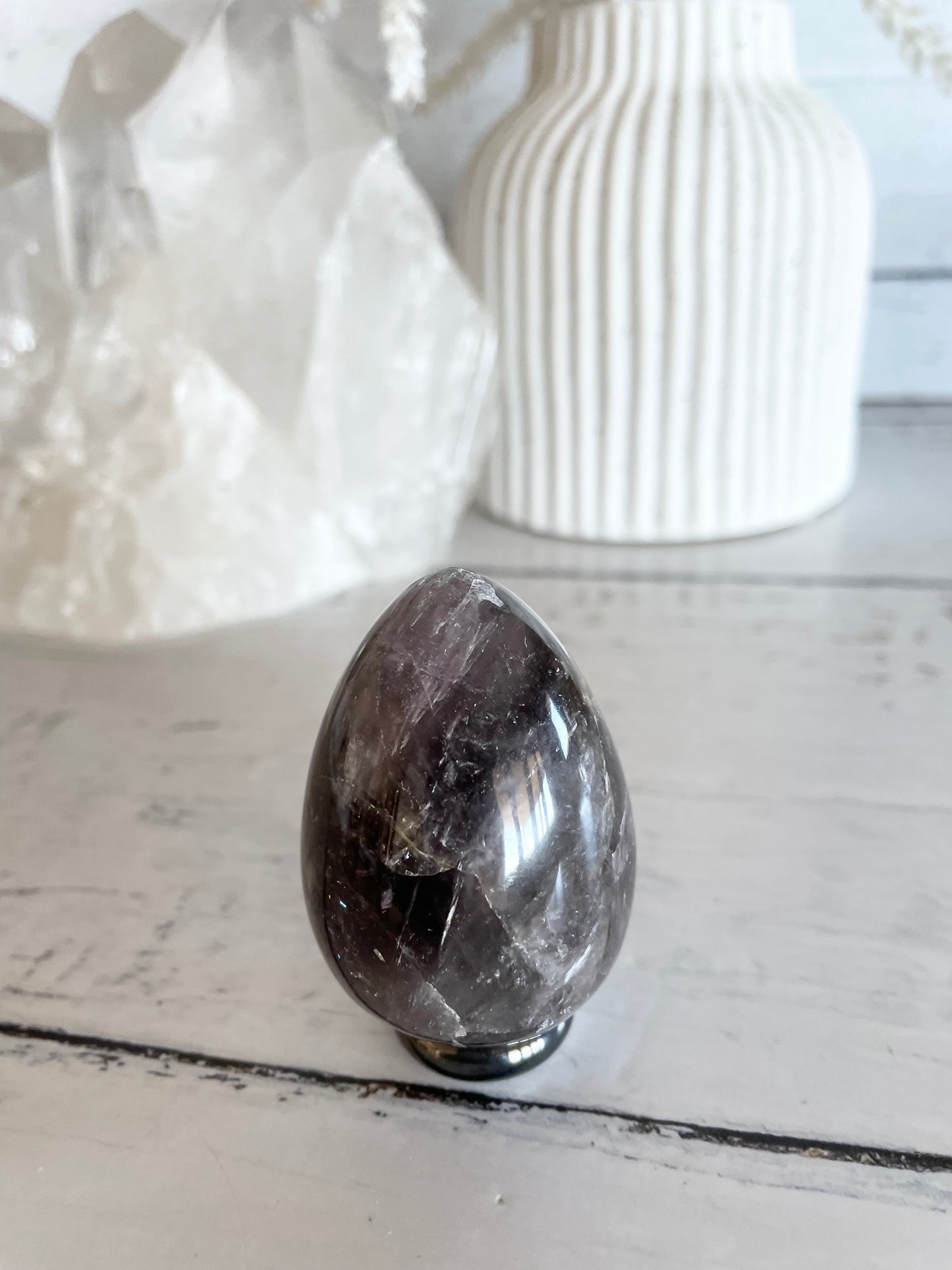 Amethyst Egg with holder