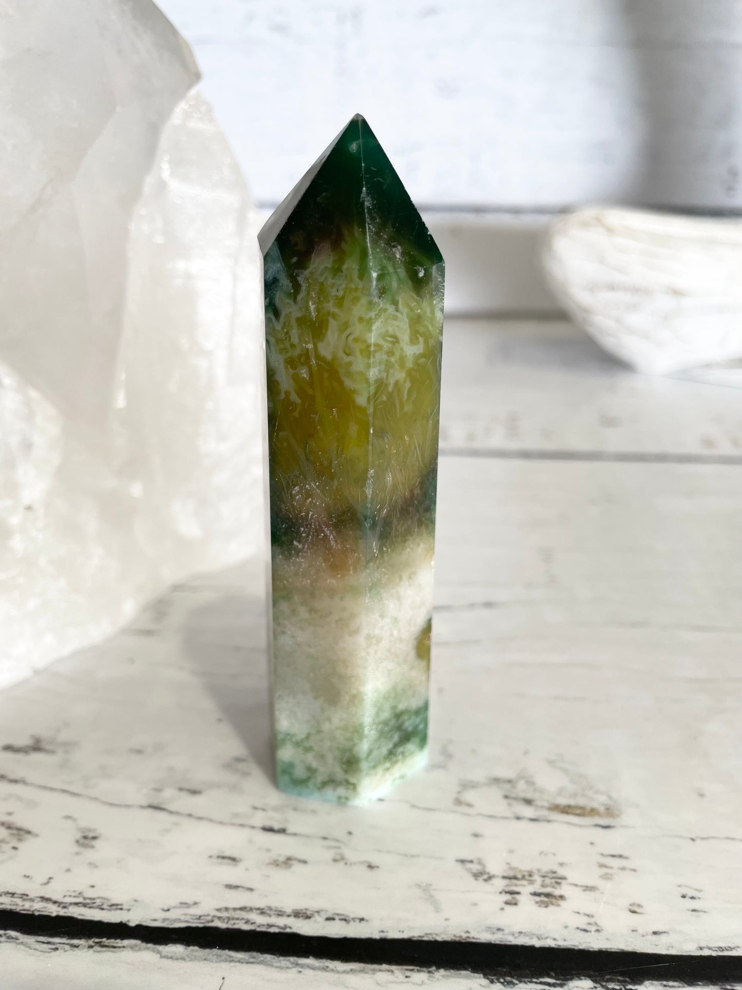 Green Flower Agate Generator