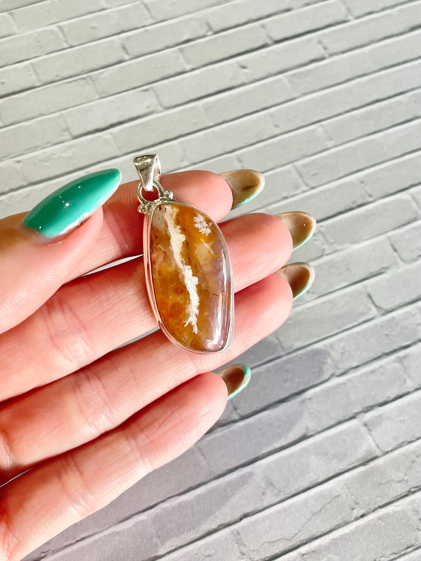 Natural Agate Pendant