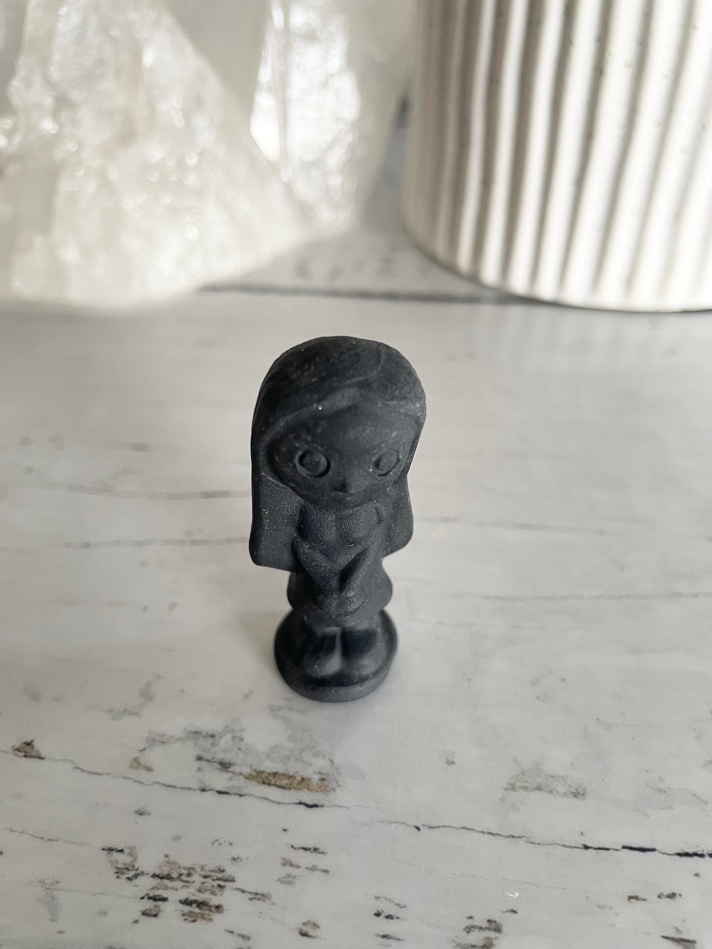 Black Obsidian Halloween Figure
