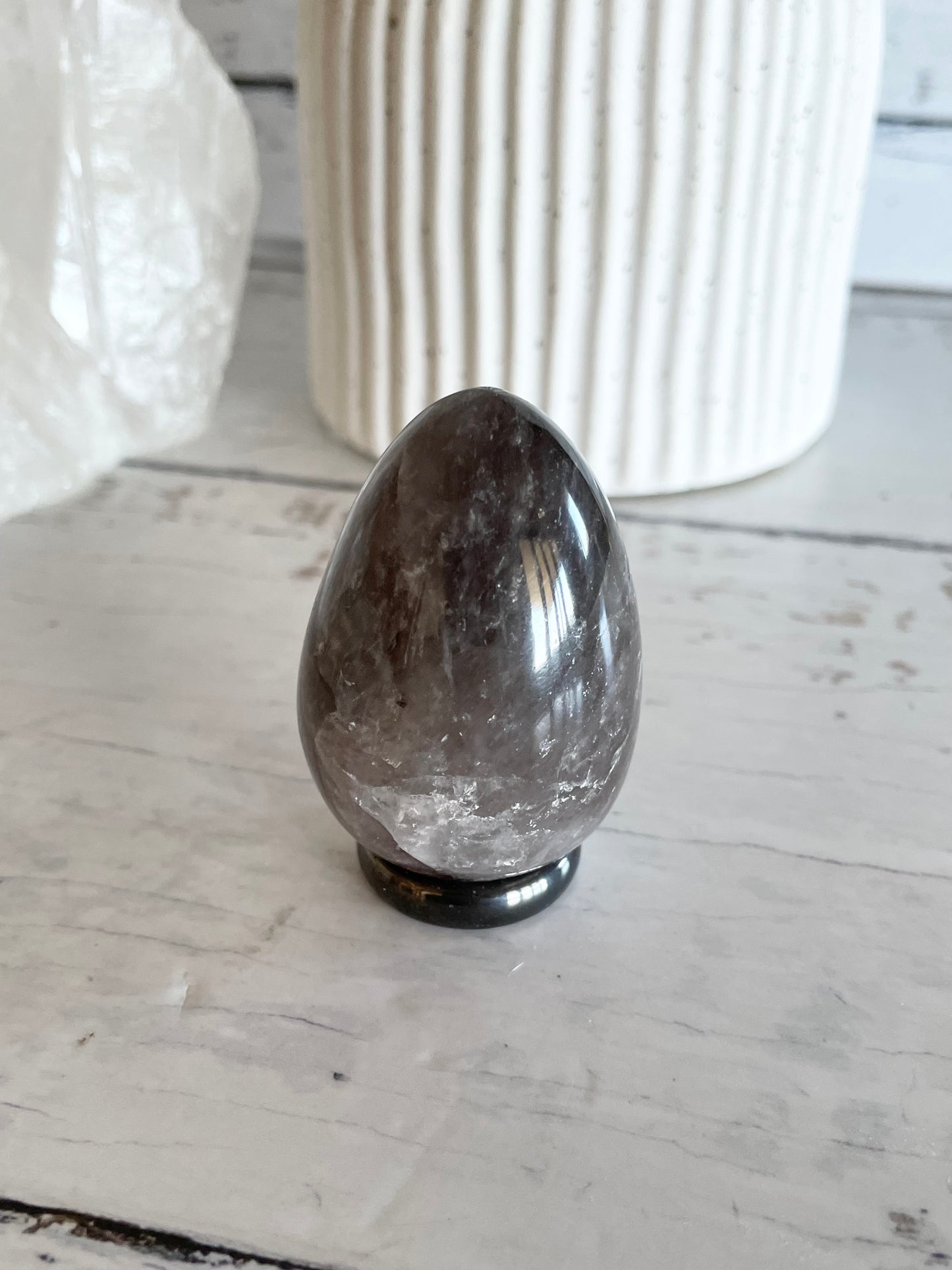 Amethyst Egg with holder