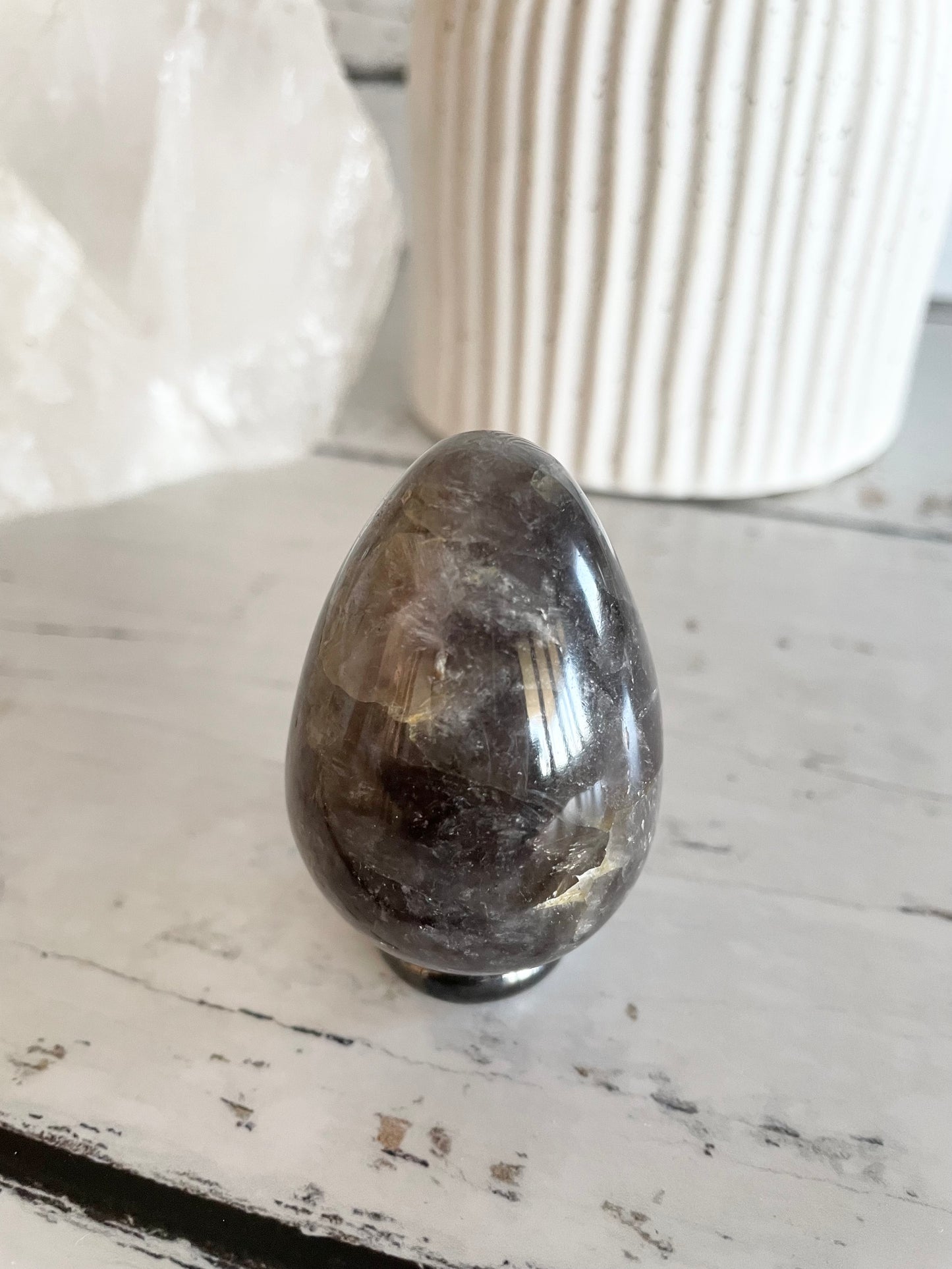 Amethyst Egg with holder