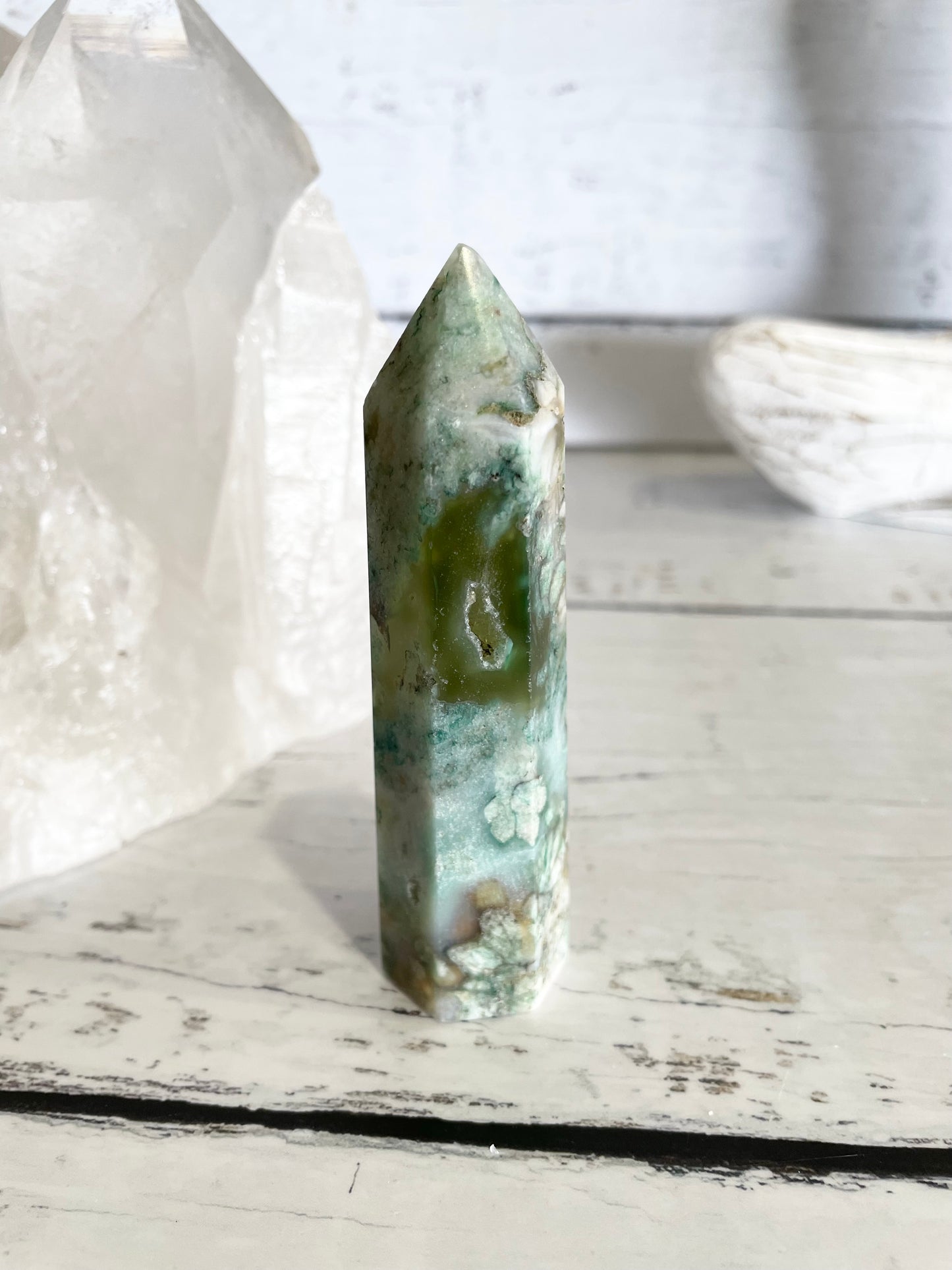 Green Flower Agate Generator
