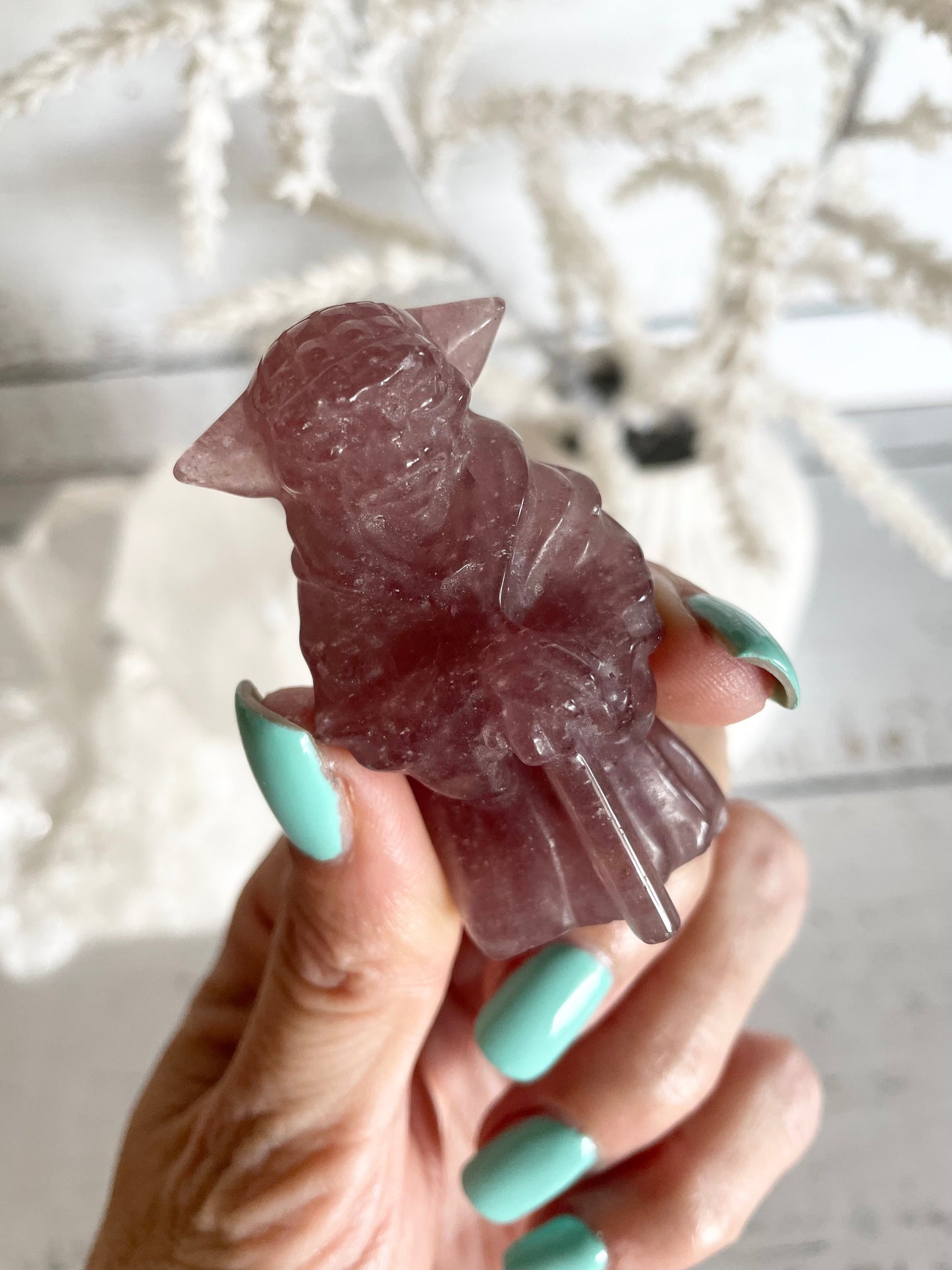 The Wise One~ Strawberry Quartz