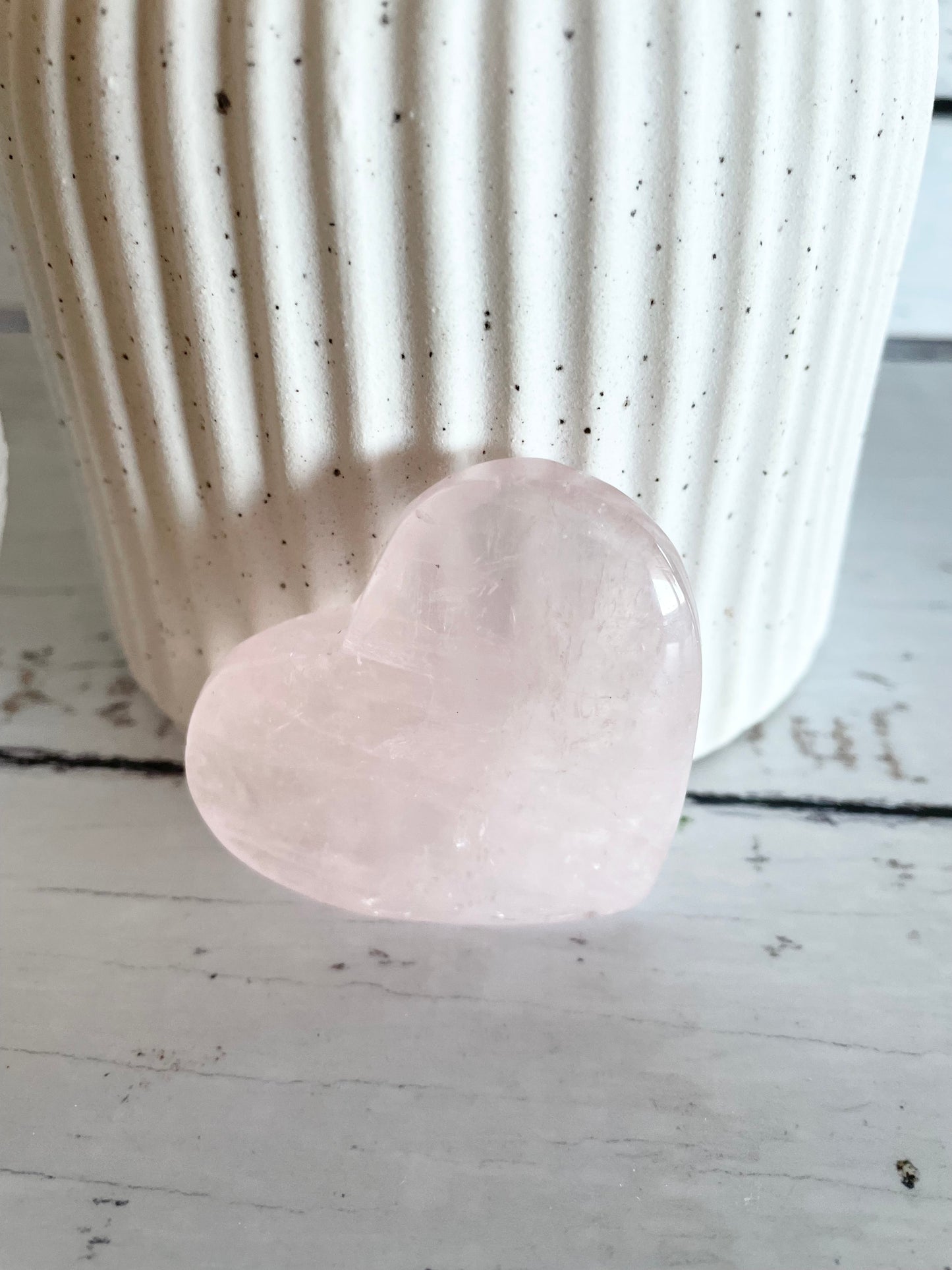Rose Quartz Heart