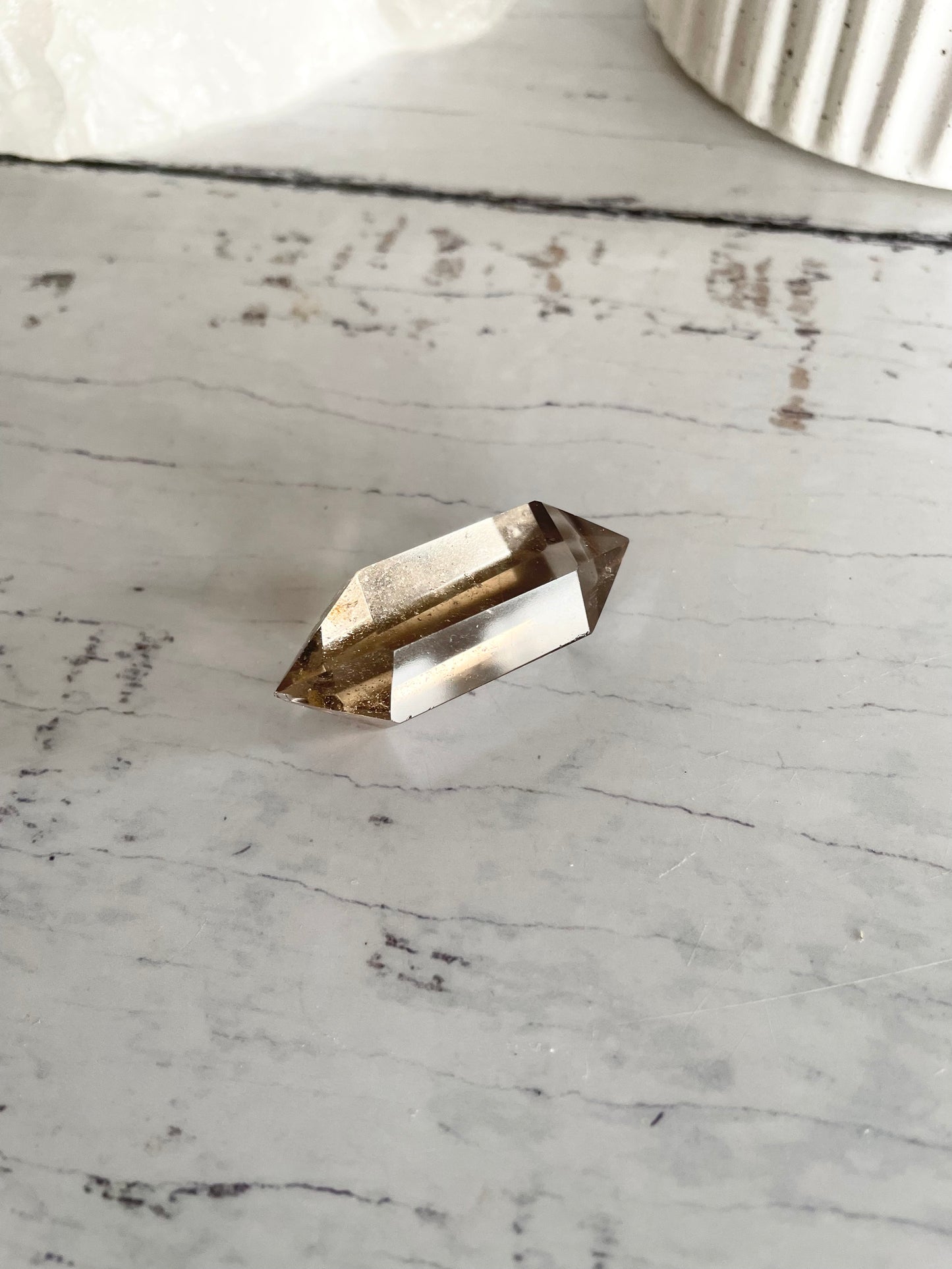Smoky Quartz Double Termination Point