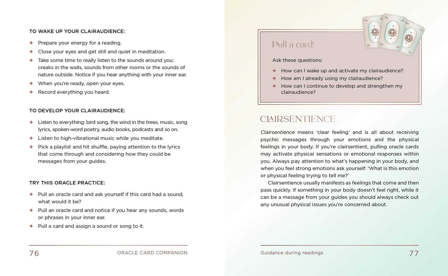 Oracle Card Companion Book