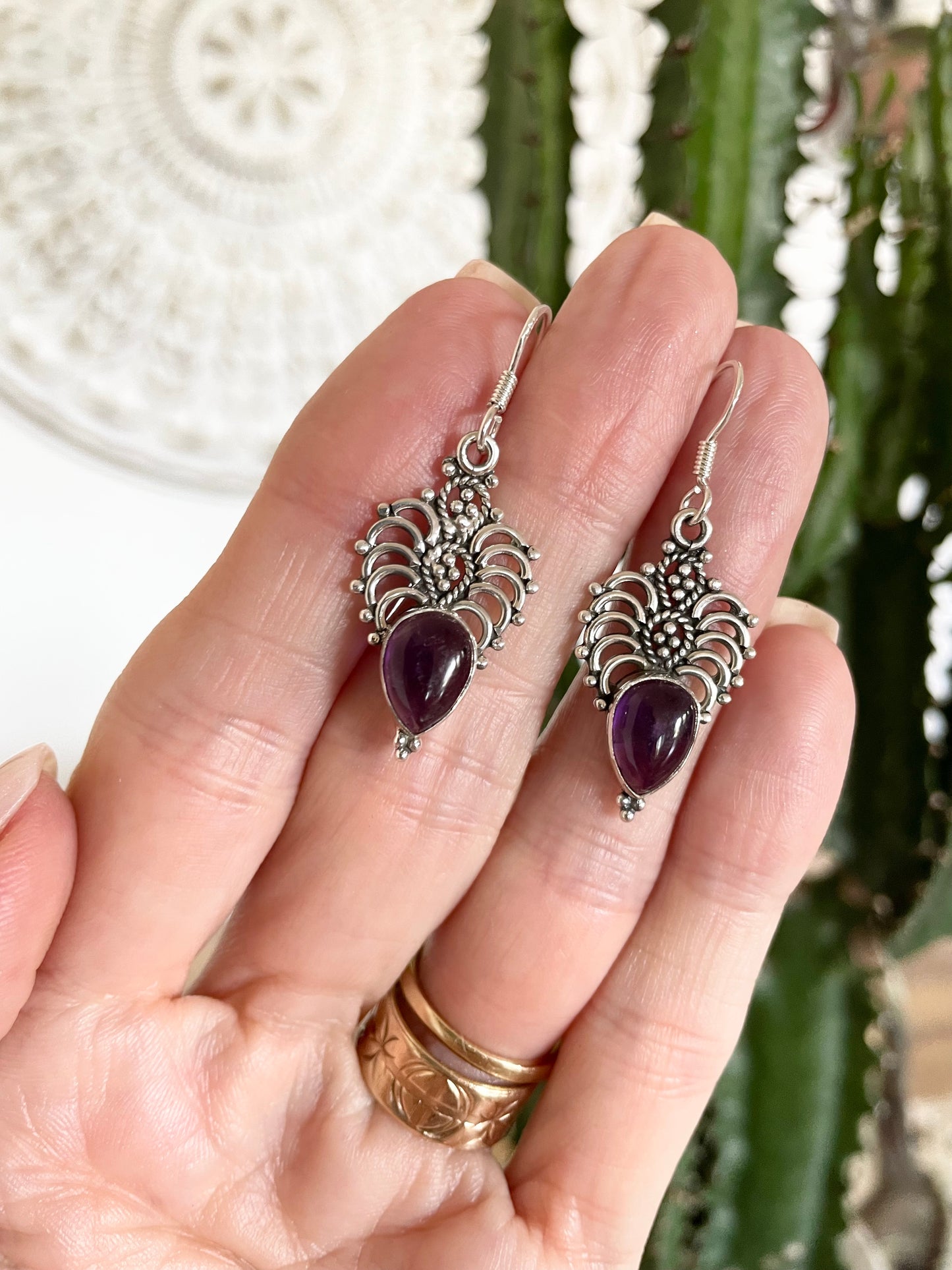 Amethyst Dangles