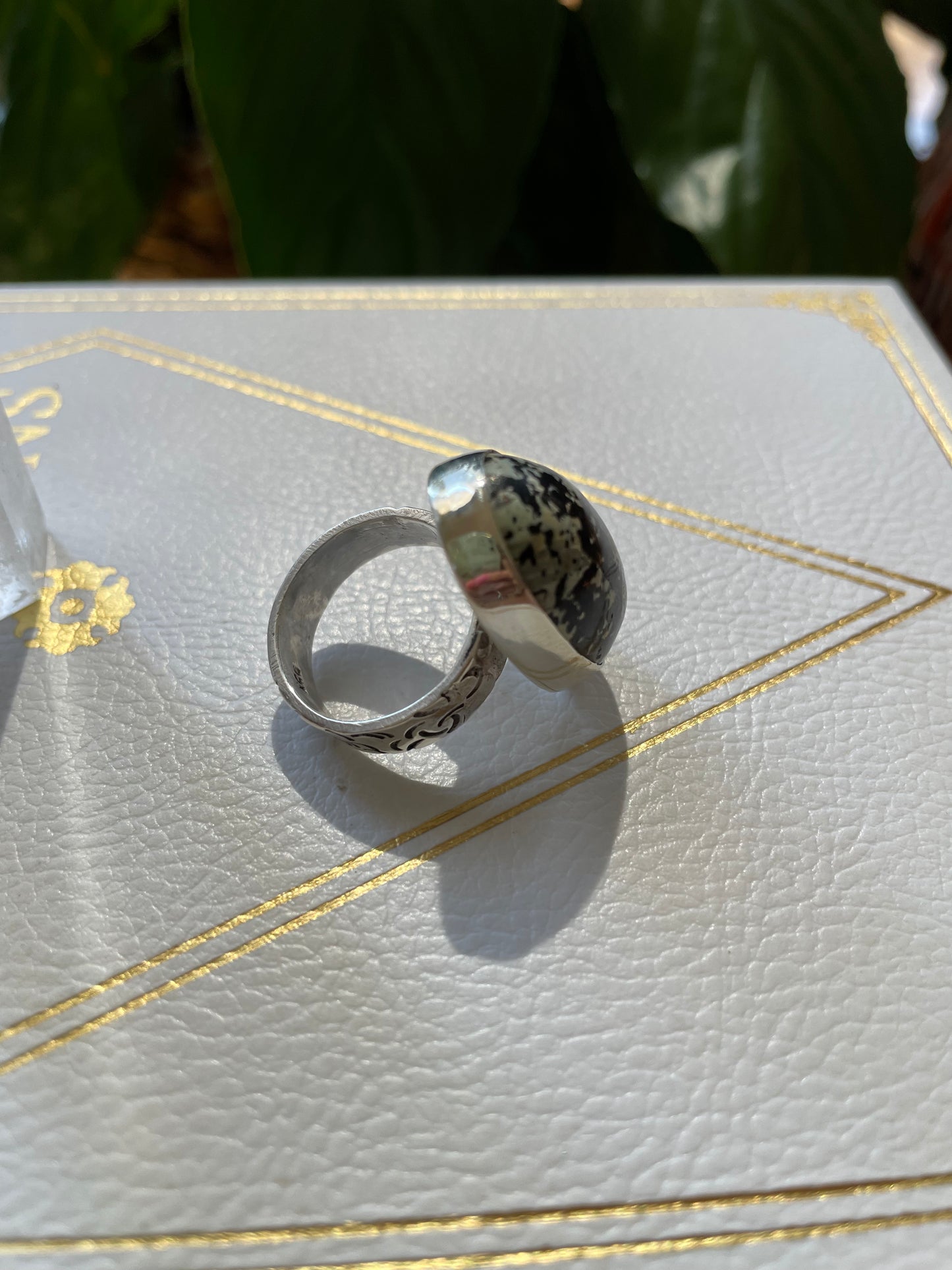 SweetGrass Studio ~ Meta Gabbro Ring - size 7.5
