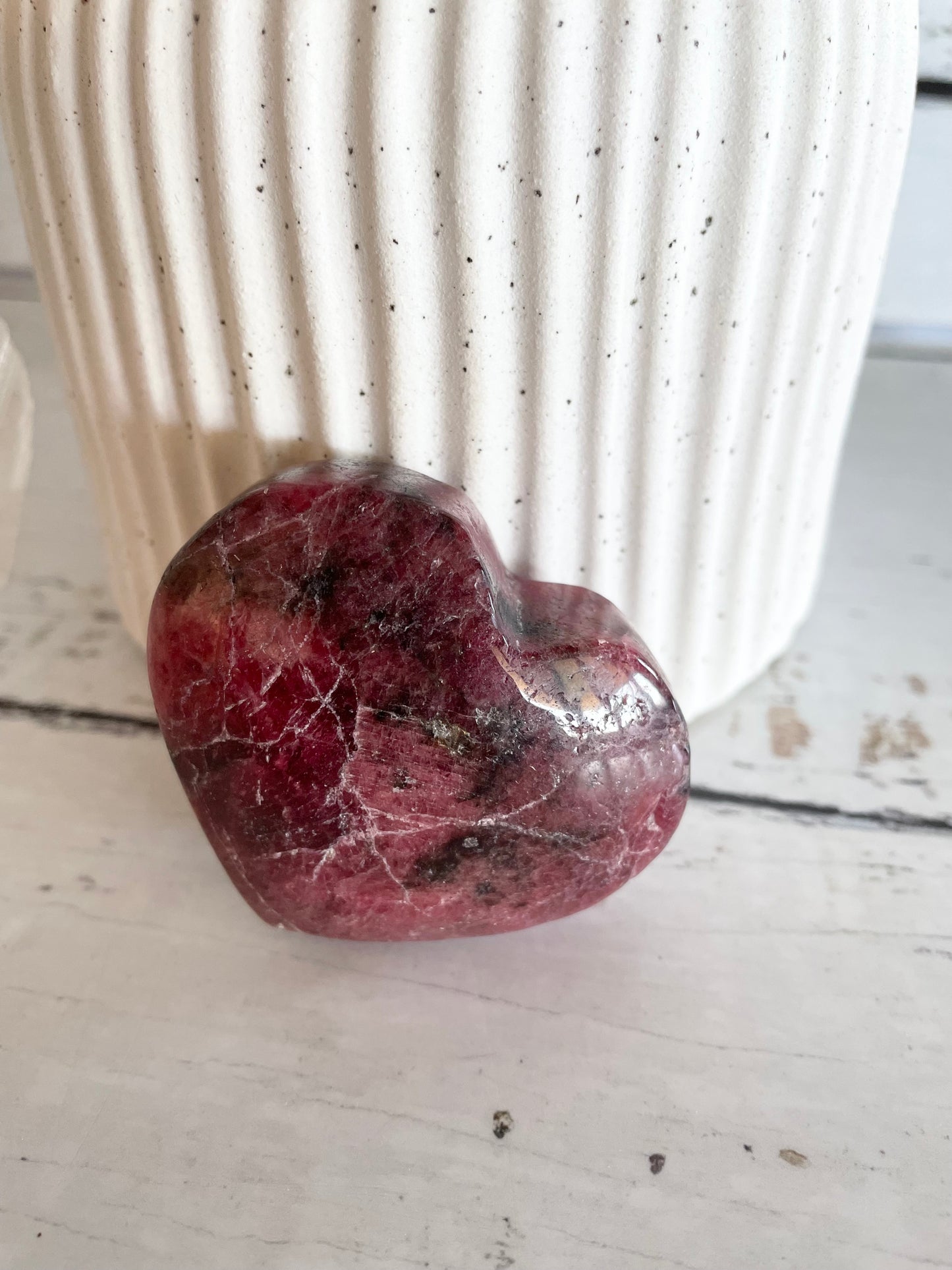 Rhodonite Heart