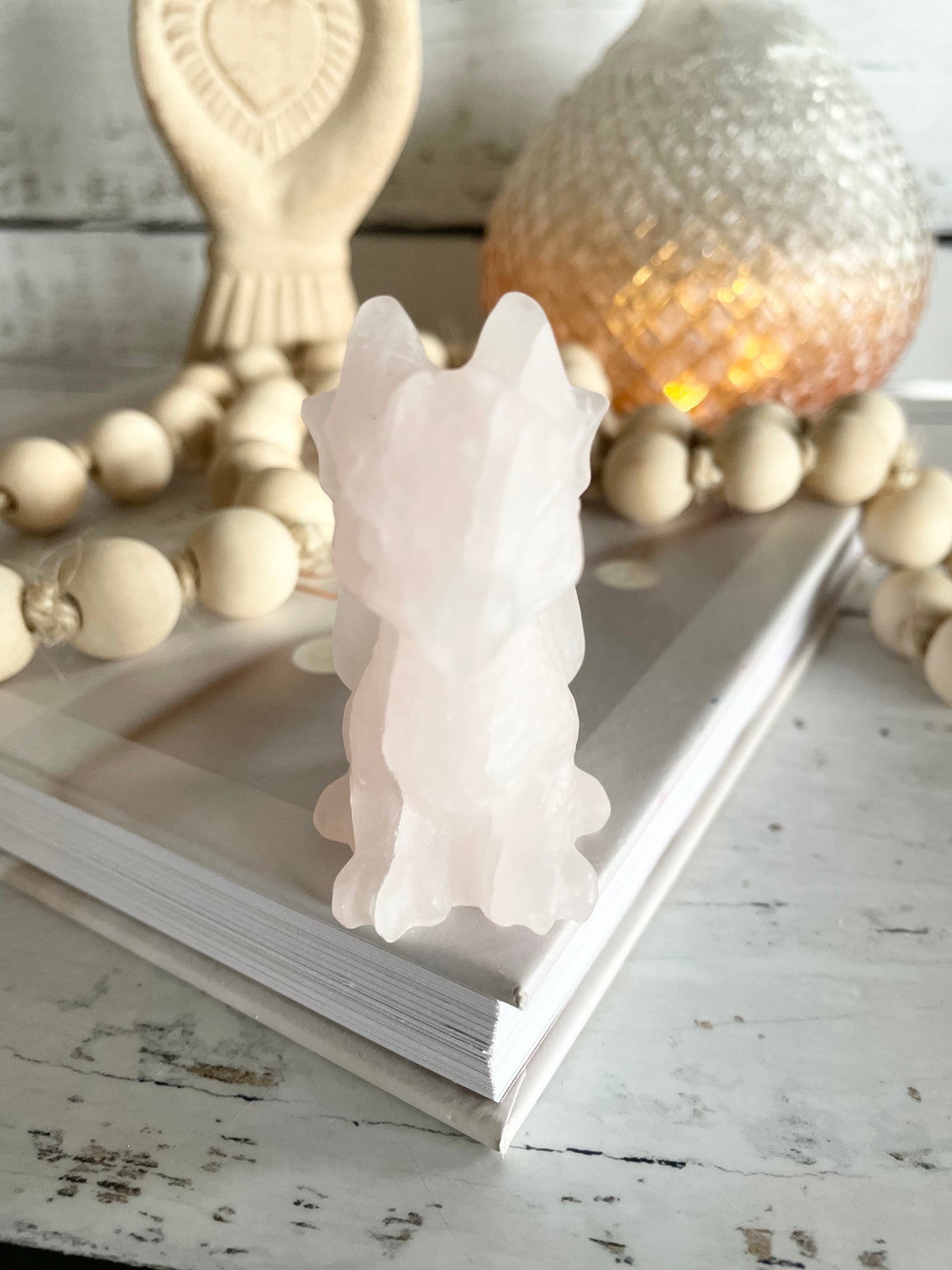Rose Quartz Dragon