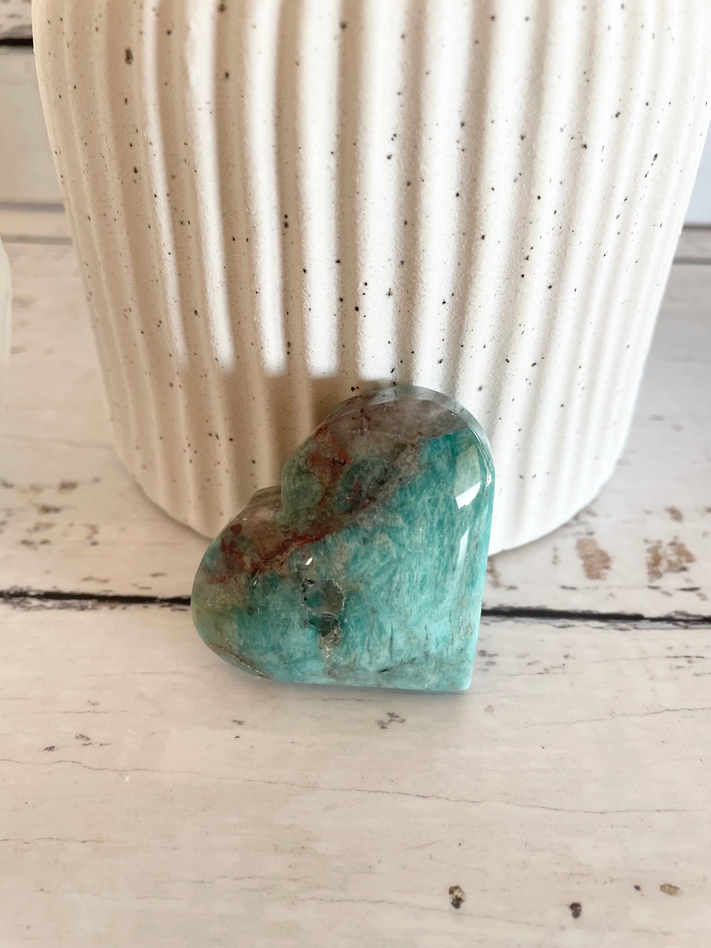 Amazonite Heart