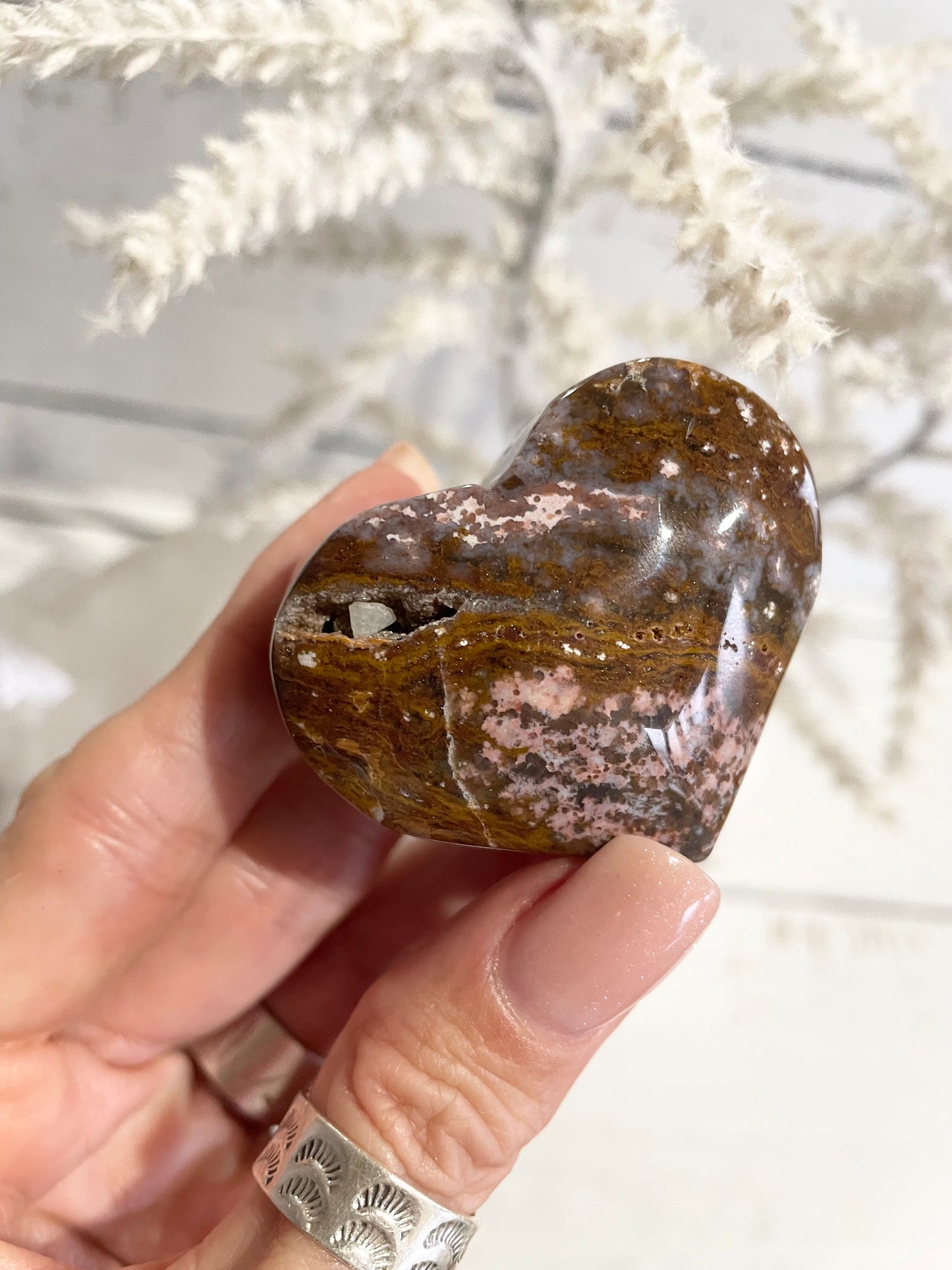 Ocean Jasper Heart