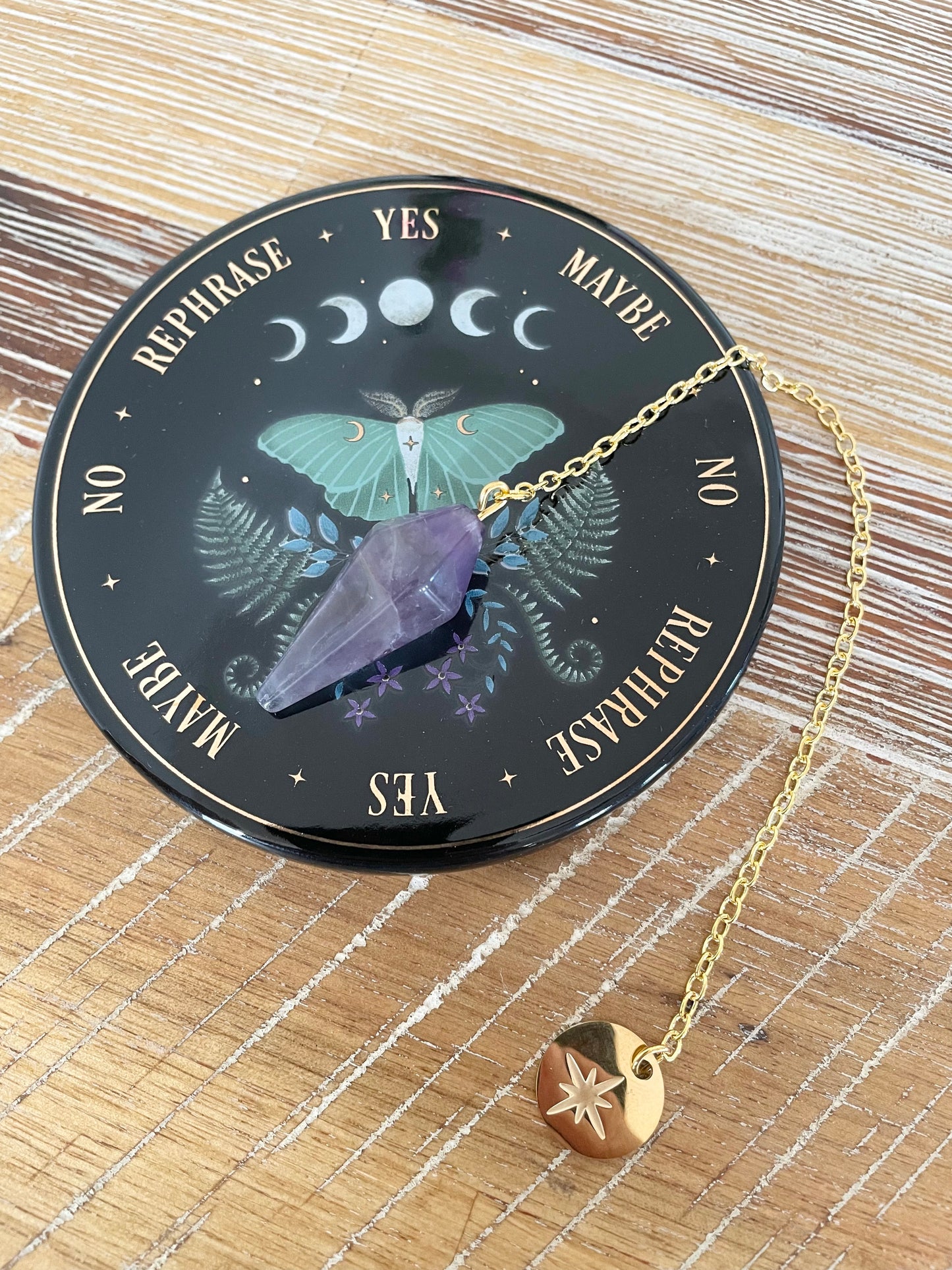 Luna Moth Pendulum Divination Kit