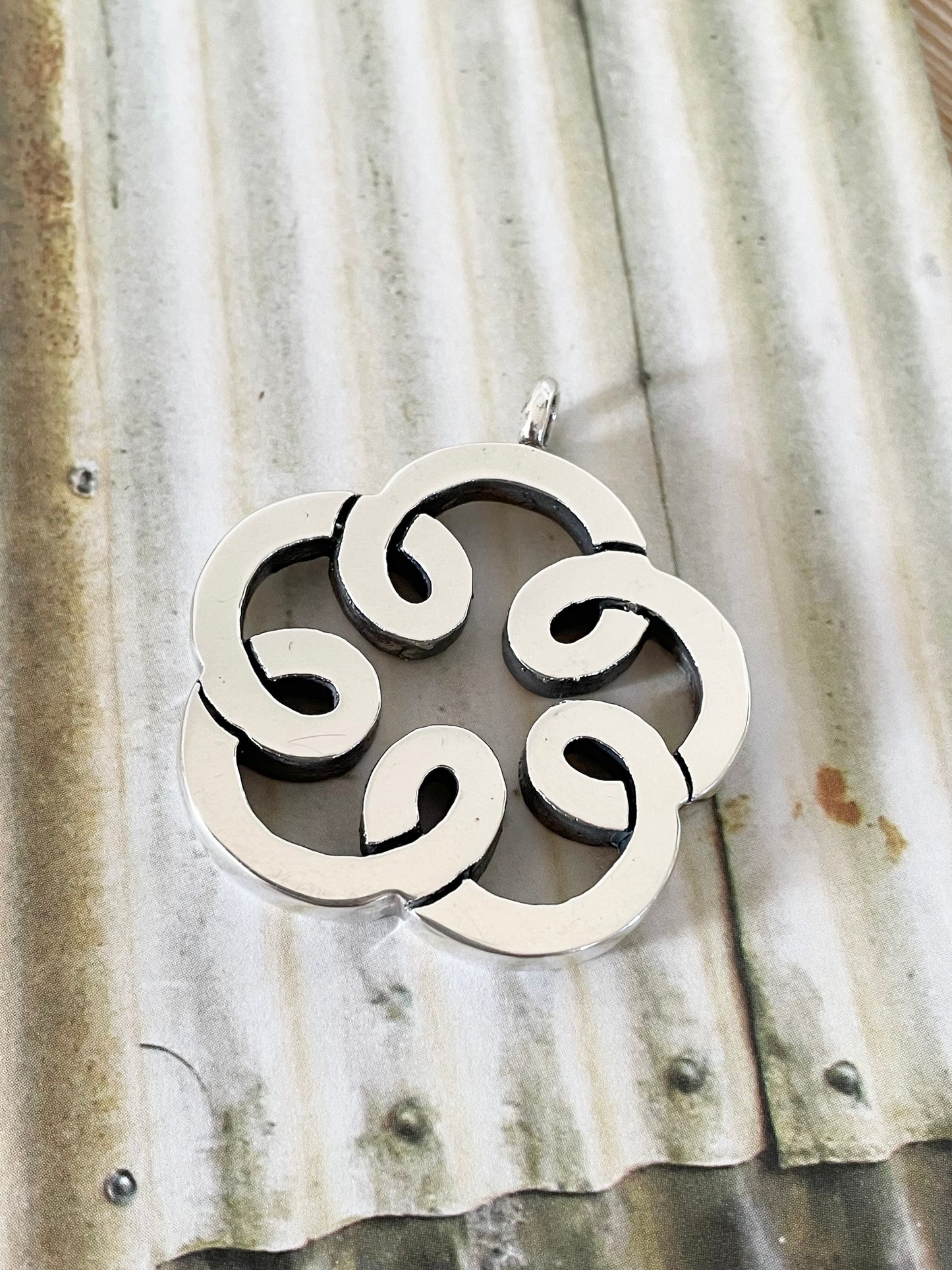 Mexican Open Flower Pendant