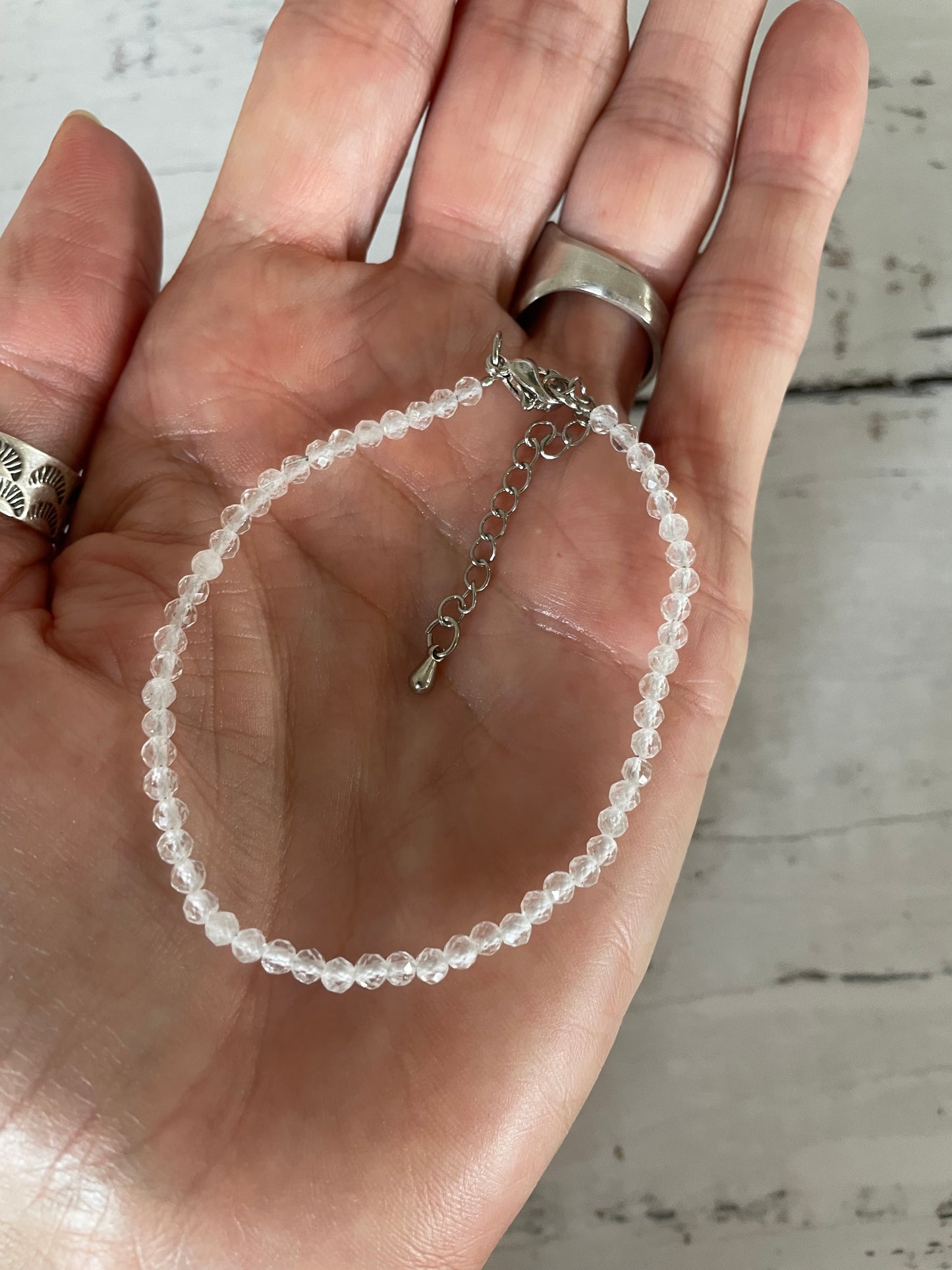 Moonstone Faceted Bracelet