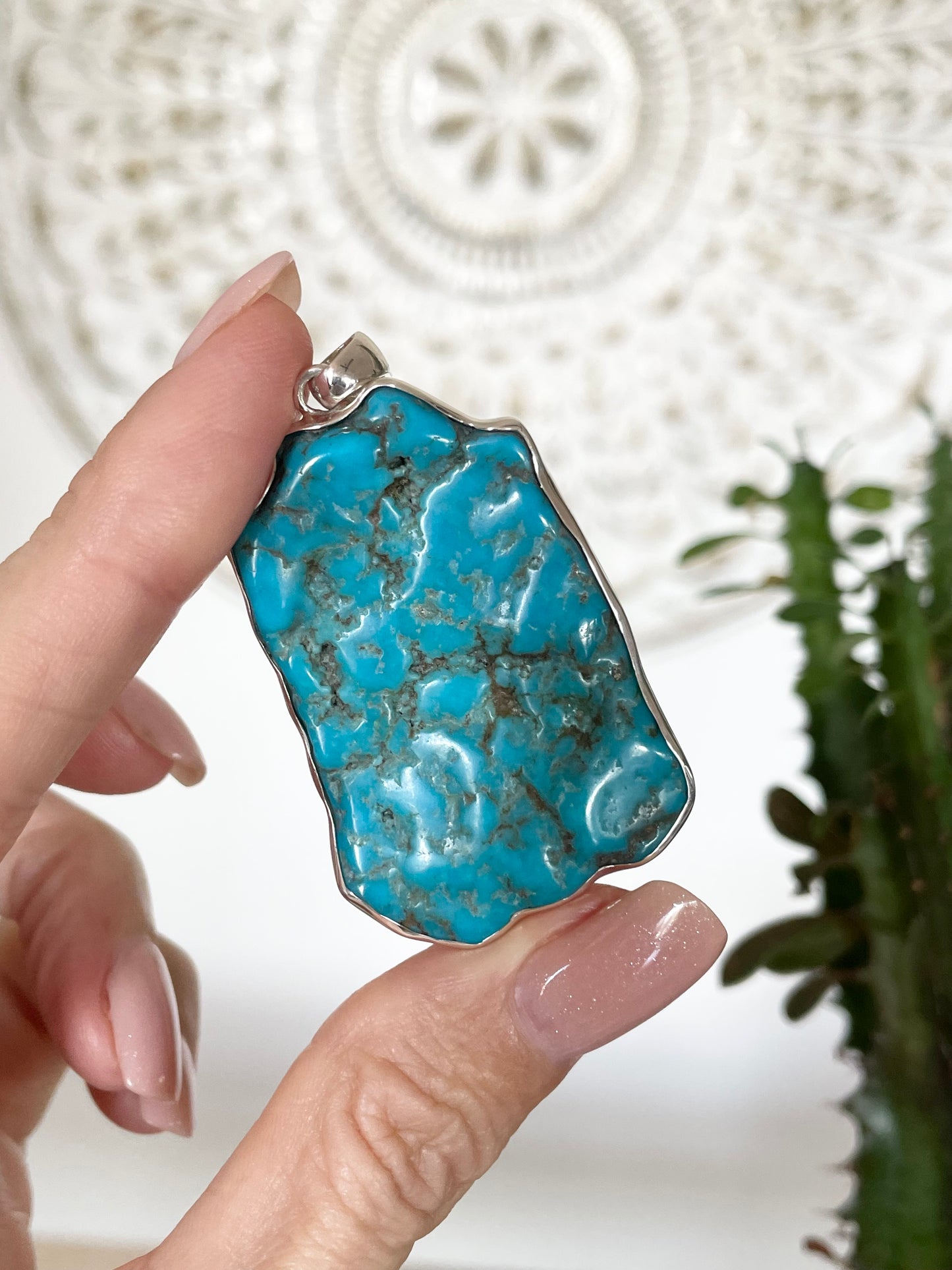 Arizona Raw Turquoise Pendant